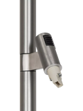 Nordlux Makoto floor lamp satin chrome adjustable heads (British brand)