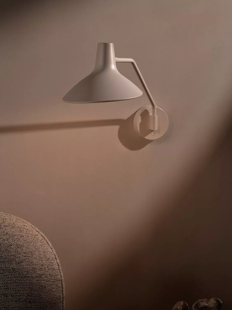 Nordlux Darci Long Wall Light Sand, imported from the UK