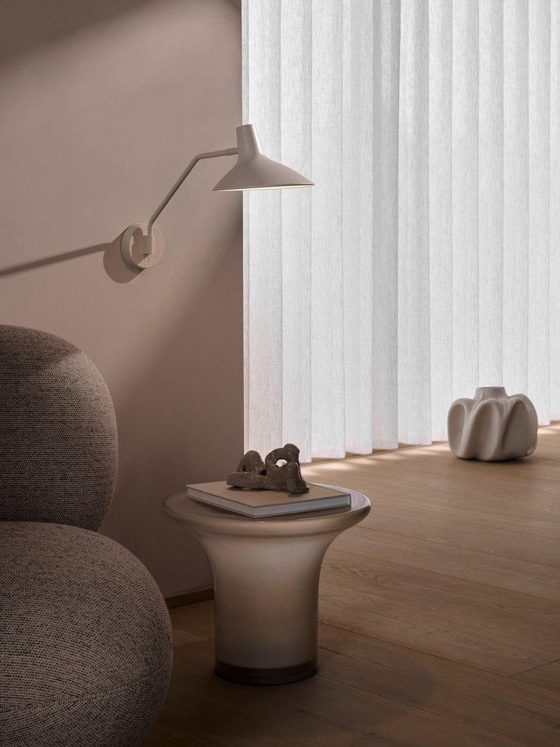 Nordlux Darci Long Wall Light Sand, imported from the UK