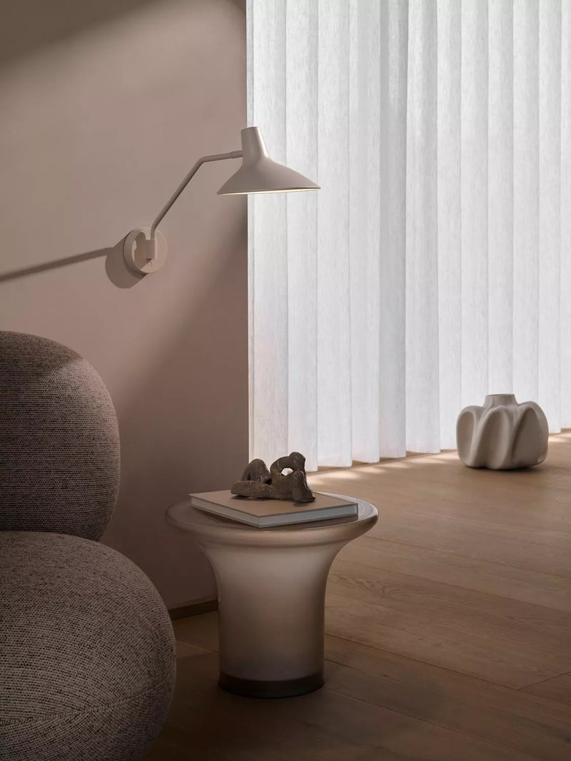 Nordlux Darci Long Wall Light Sand, imported from the UK
