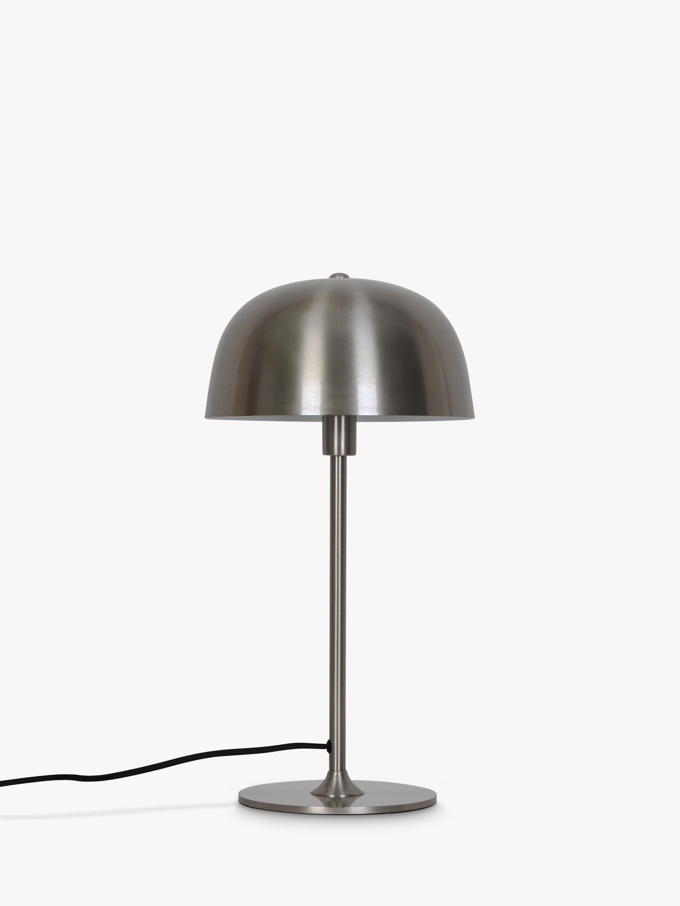 Nordlux Cera table lamp brushed steel finish, UK version