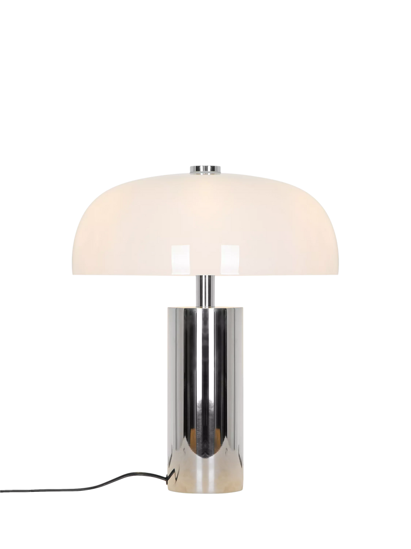 Nordlux table lamp chrome, imported from the UK