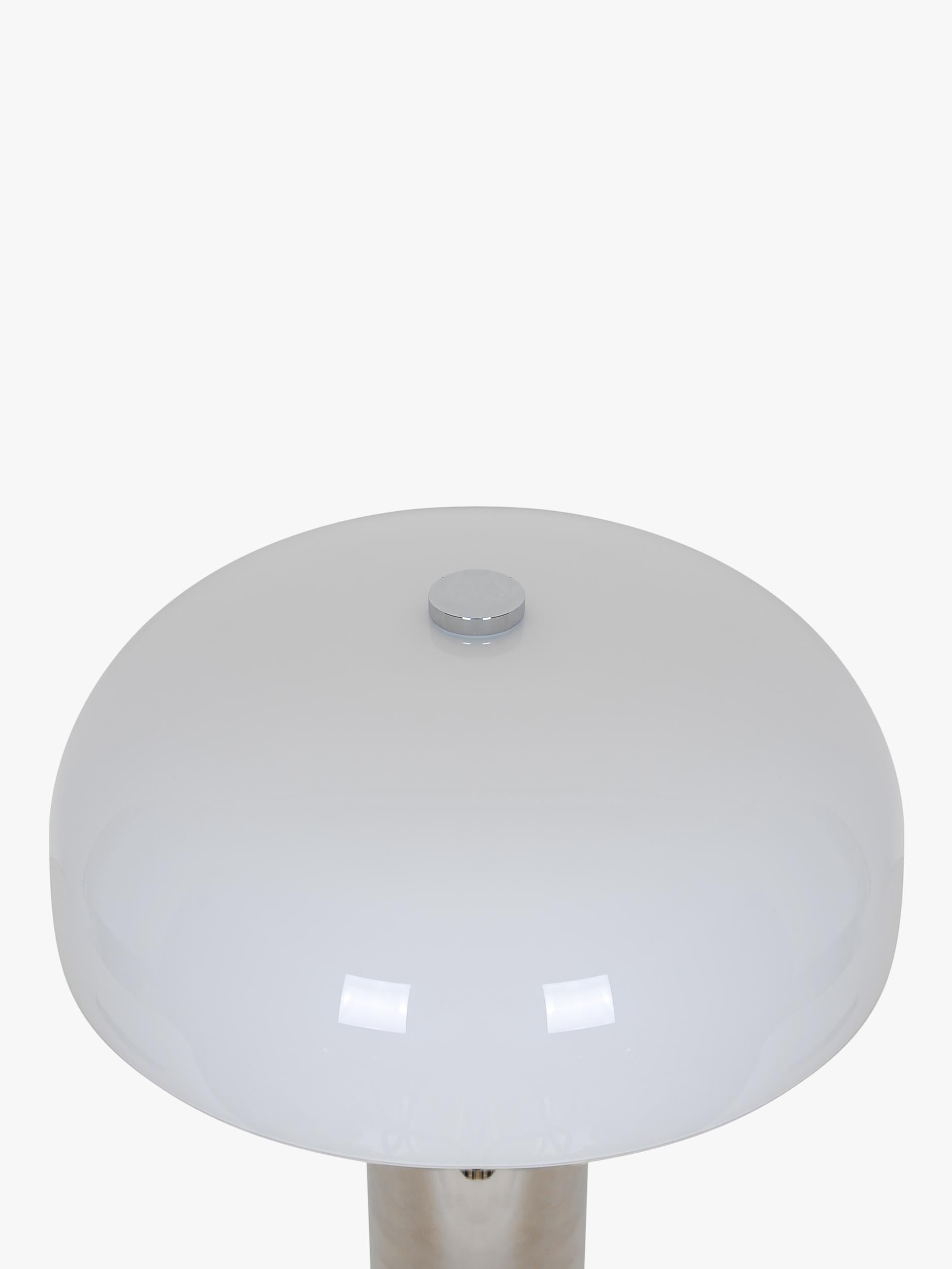 Nordlux table lamp chrome, imported from the UK