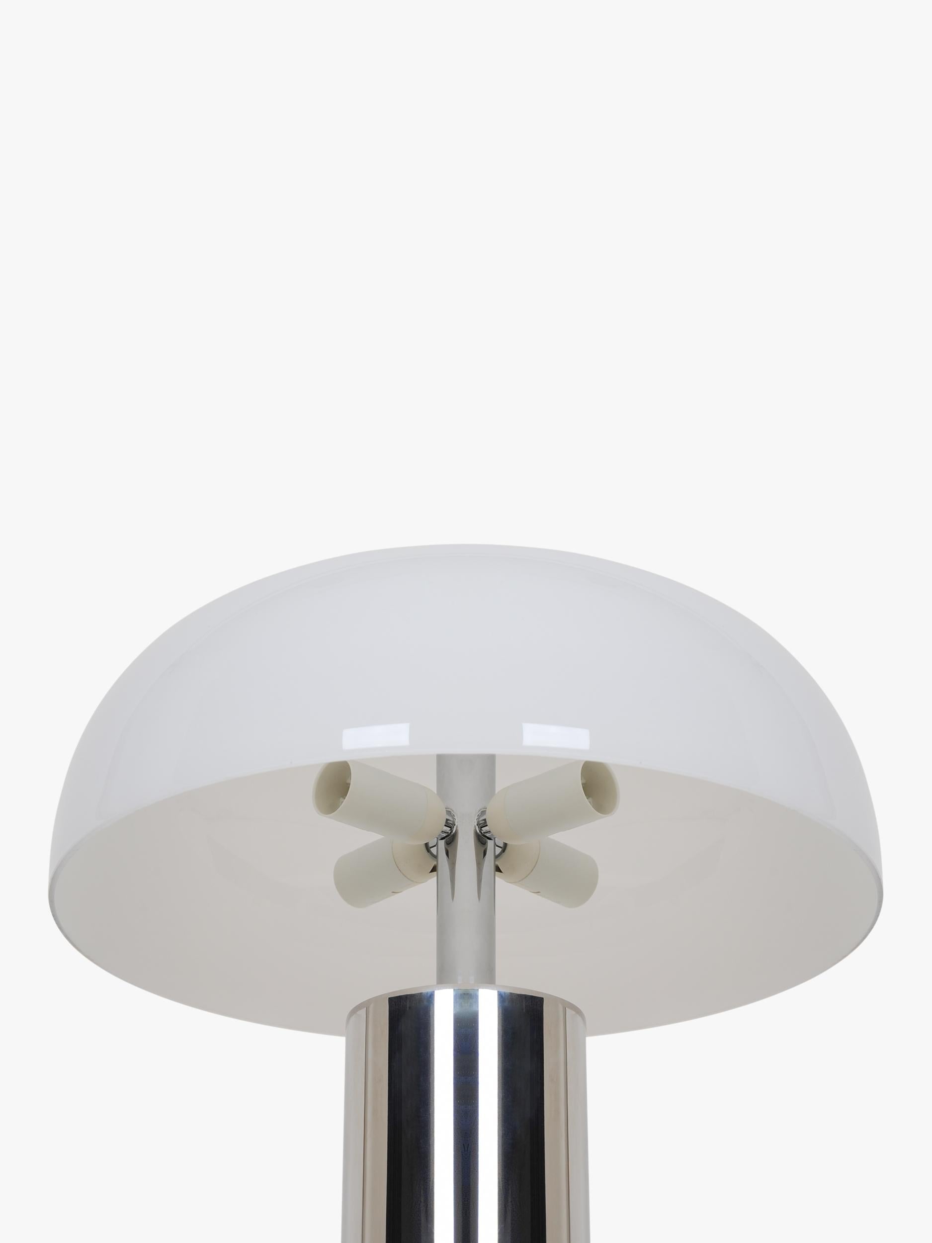 Nordlux table lamp chrome, imported from the UK