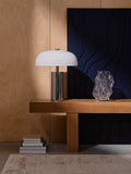 Nordlux table lamp chrome, imported from the UK