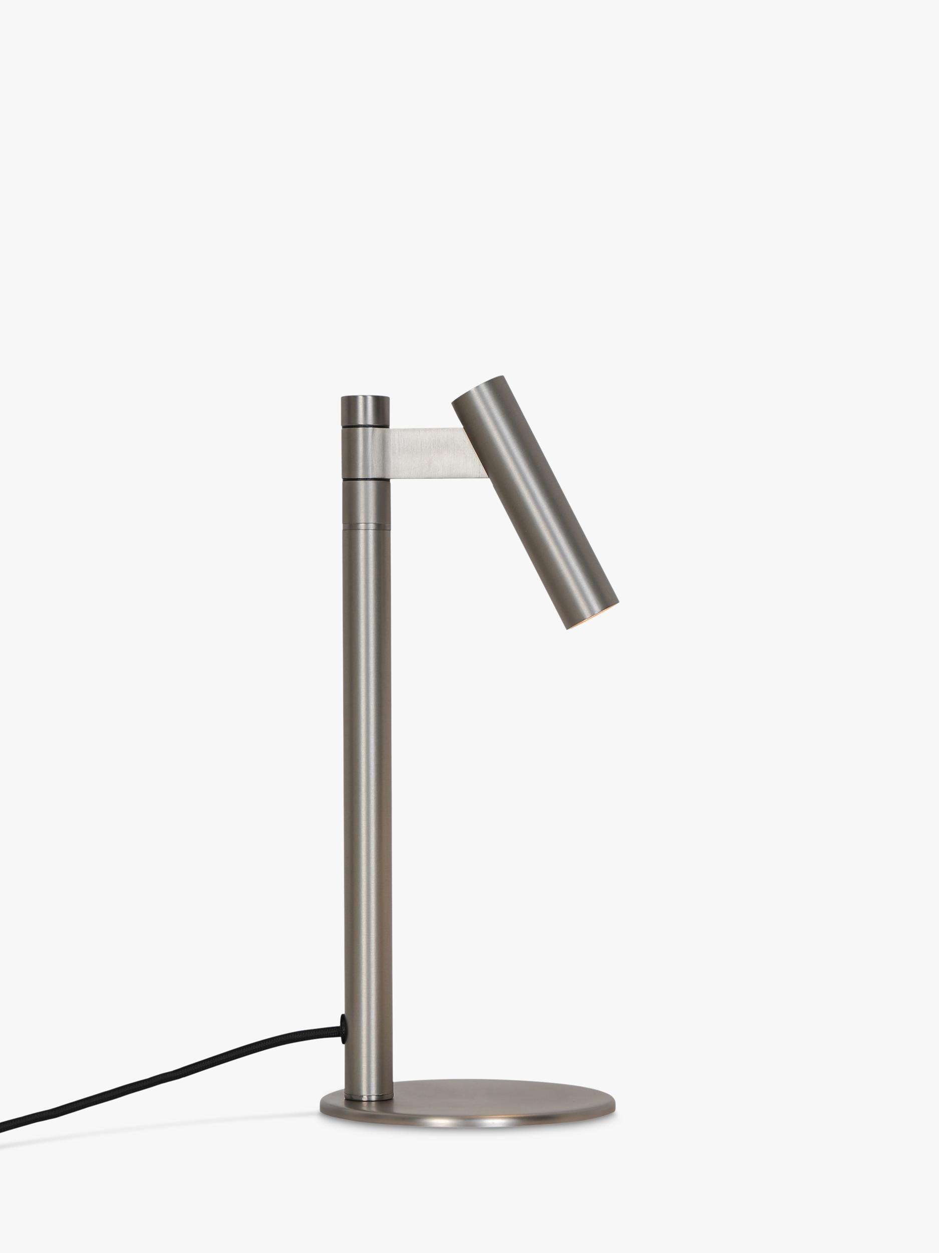 Nordlux Makoto table lamp satin chrome, imported from the UK