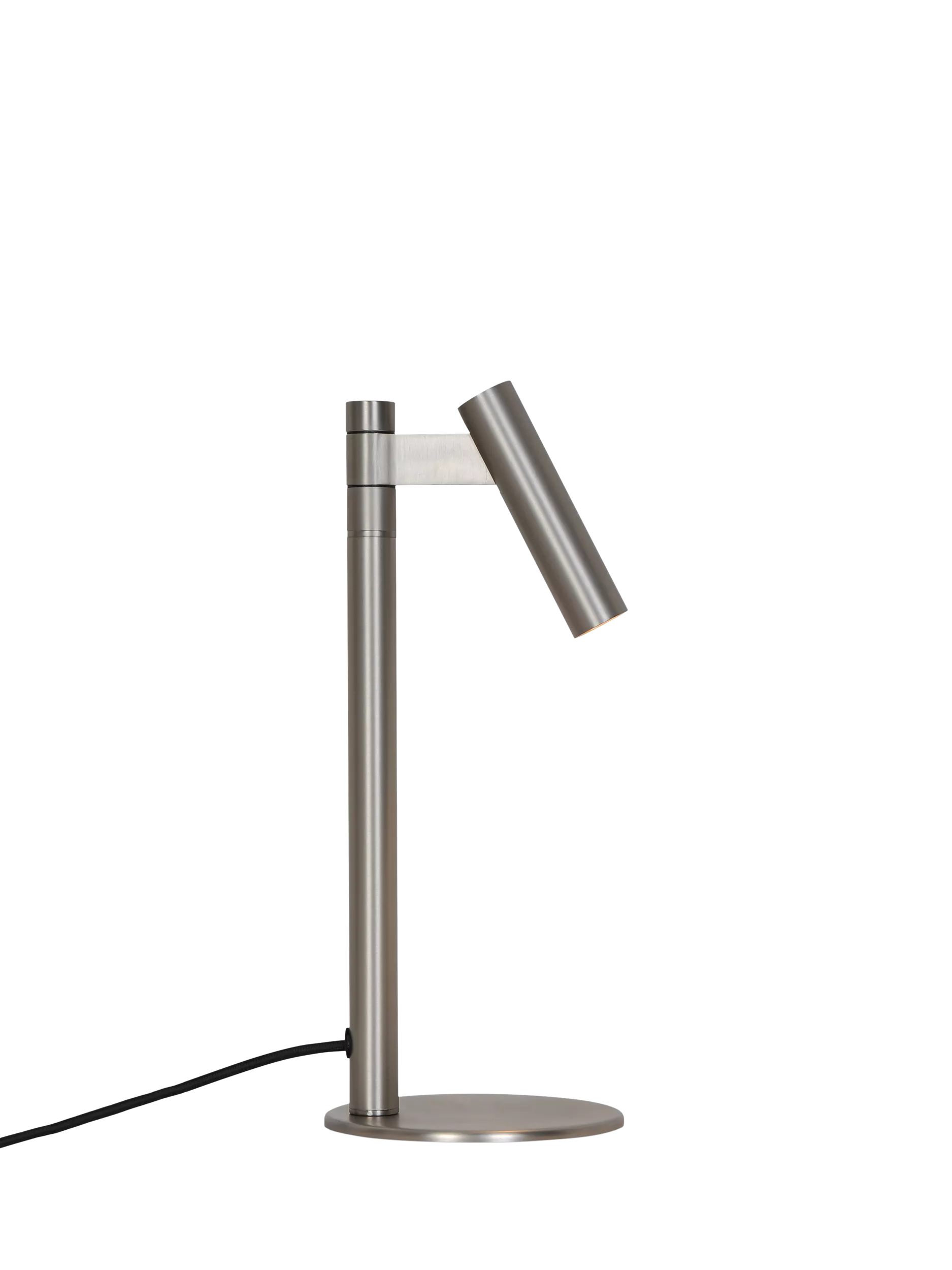Nordlux Makoto table lamp satin chrome, imported from the UK