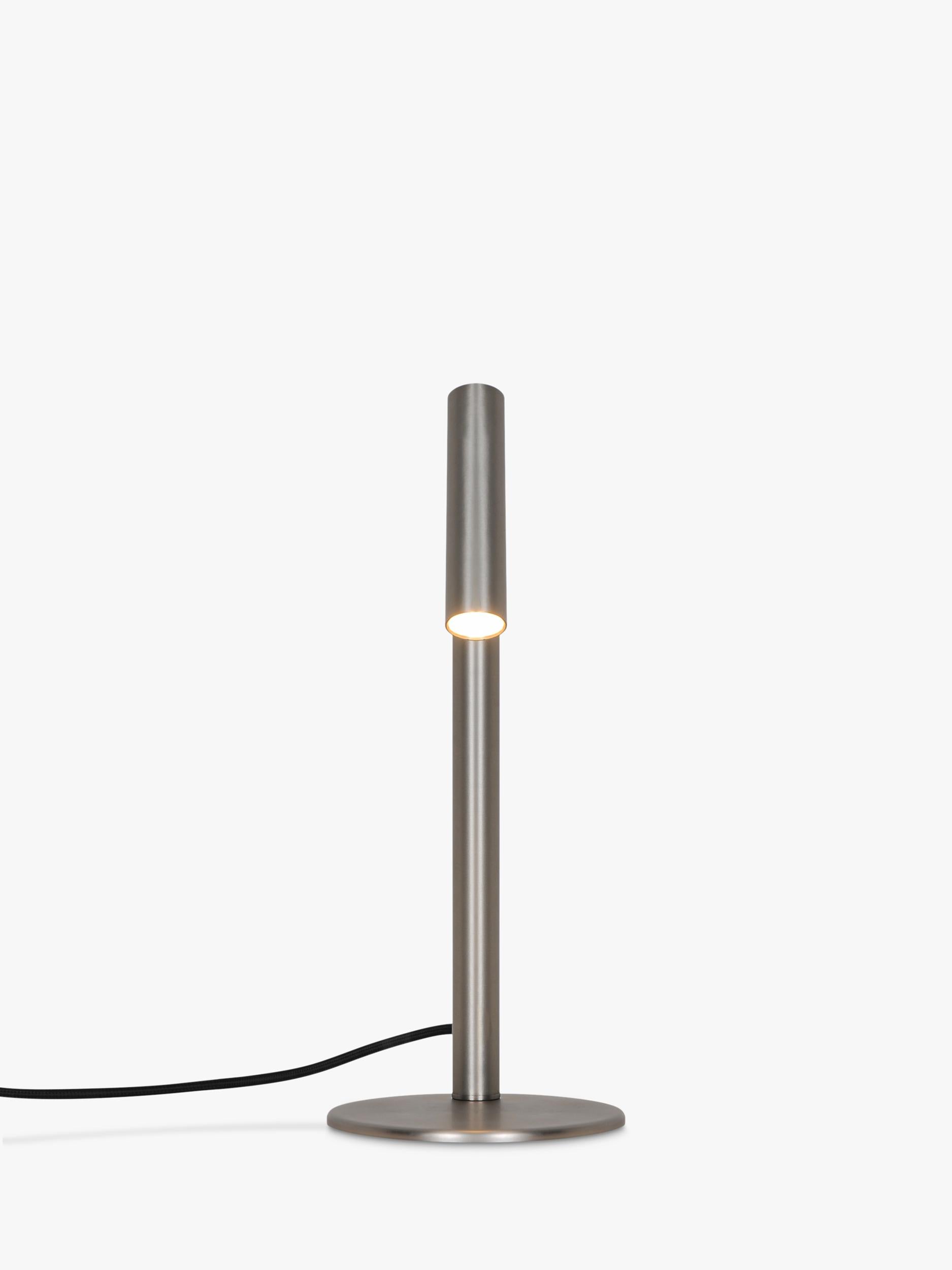 Nordlux Makoto table lamp satin chrome, imported from the UK