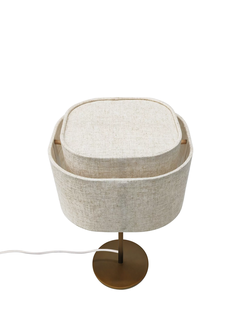 Nordlux Takai table lamp brass, imported from the UK