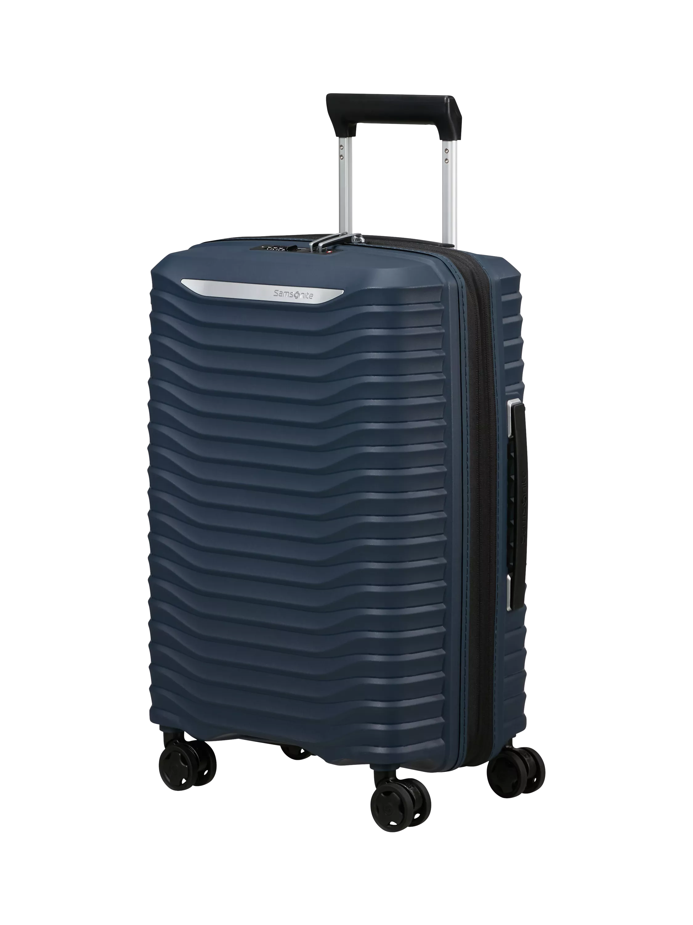 Samsonite Upscape 55cm, 35cm Wide Expandable 4-Wheel Cabin Case, 45L, Blue Nights
