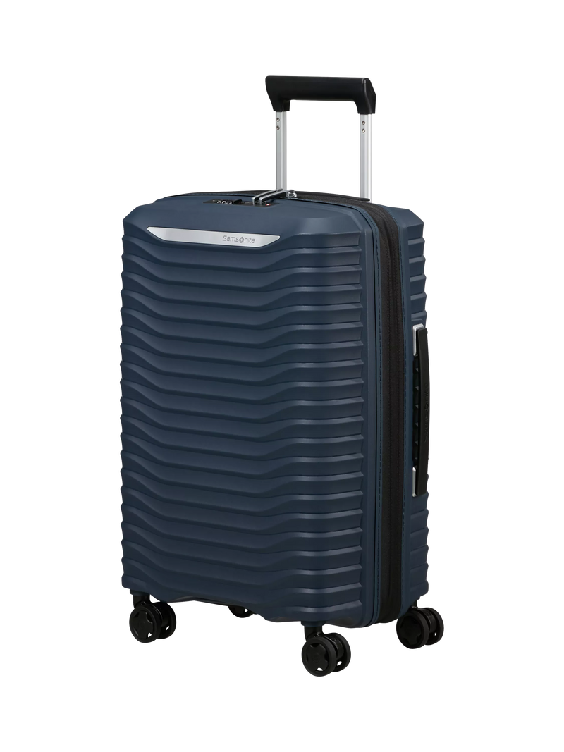 Samsonite Upscape 55cm, 35cm Wide Expandable 4-Wheel Cabin Case, 45L, Blue Nights