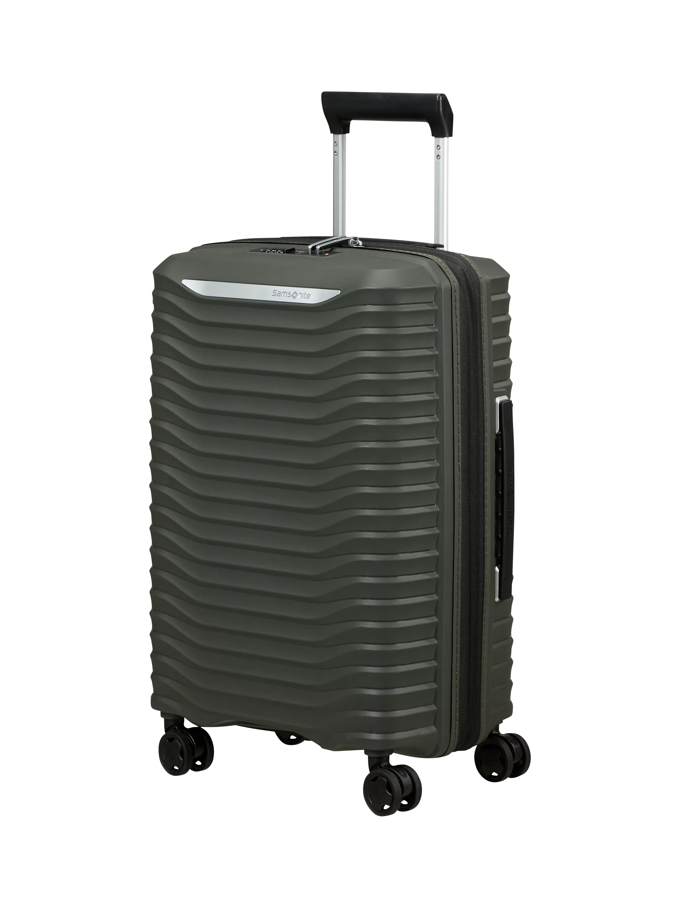 Samsonite Upscape 55cm, 35cm Wide Expandable 4-Wheel Cabin Case, 45L, Climbing Ivy