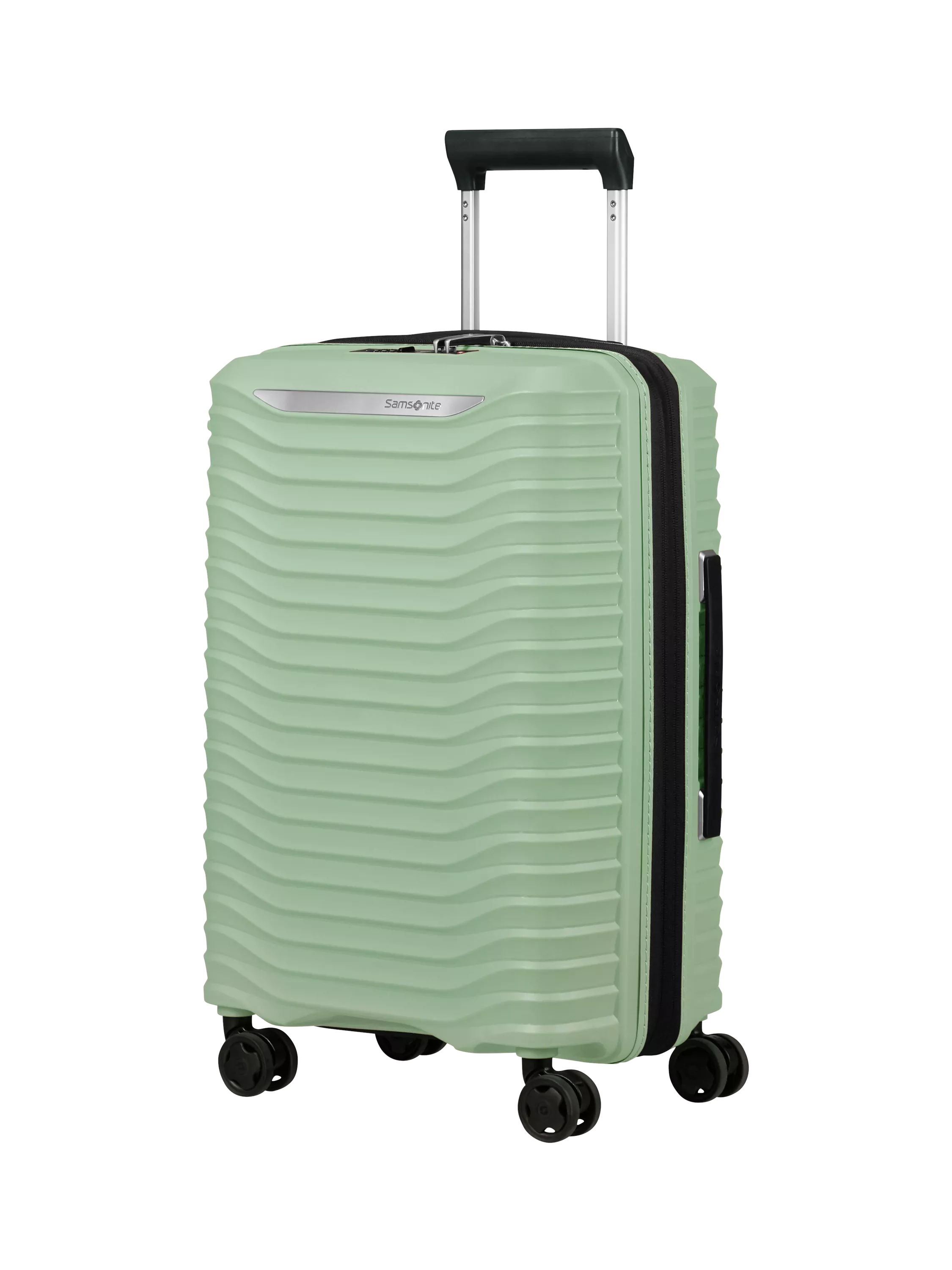 Samsonite Upscape 55cm, 35cm Wide Expandable 4-Wheel Cabin Case, 45L, Soft Sage