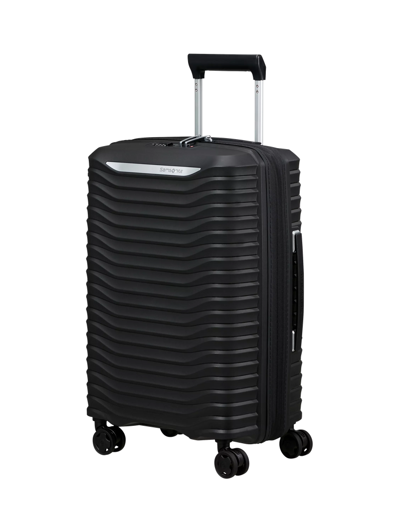 Samsonite Upscape 55cm, 35cm Wide Expandable 4-Wheel Cabin Case, 45L, Black