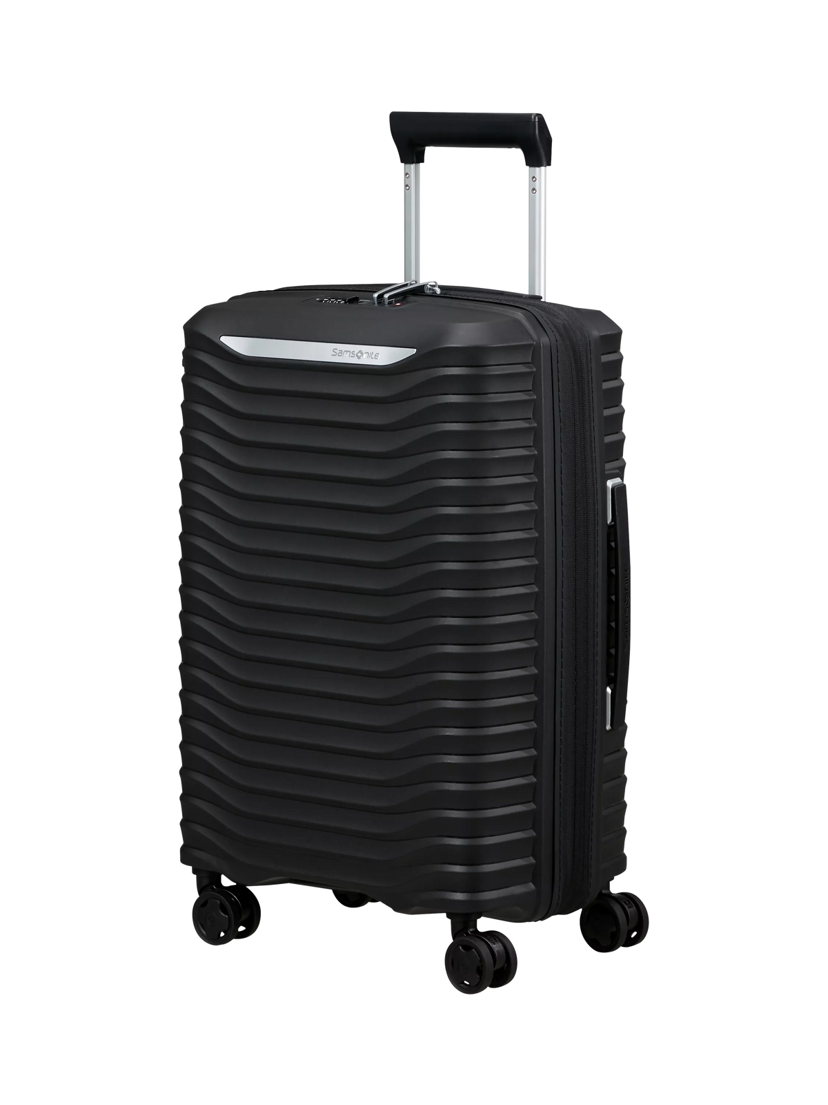 Samsonite Upscape 55cm, 35cm Wide Expandable 4-Wheel Cabin Case, 45L, Black