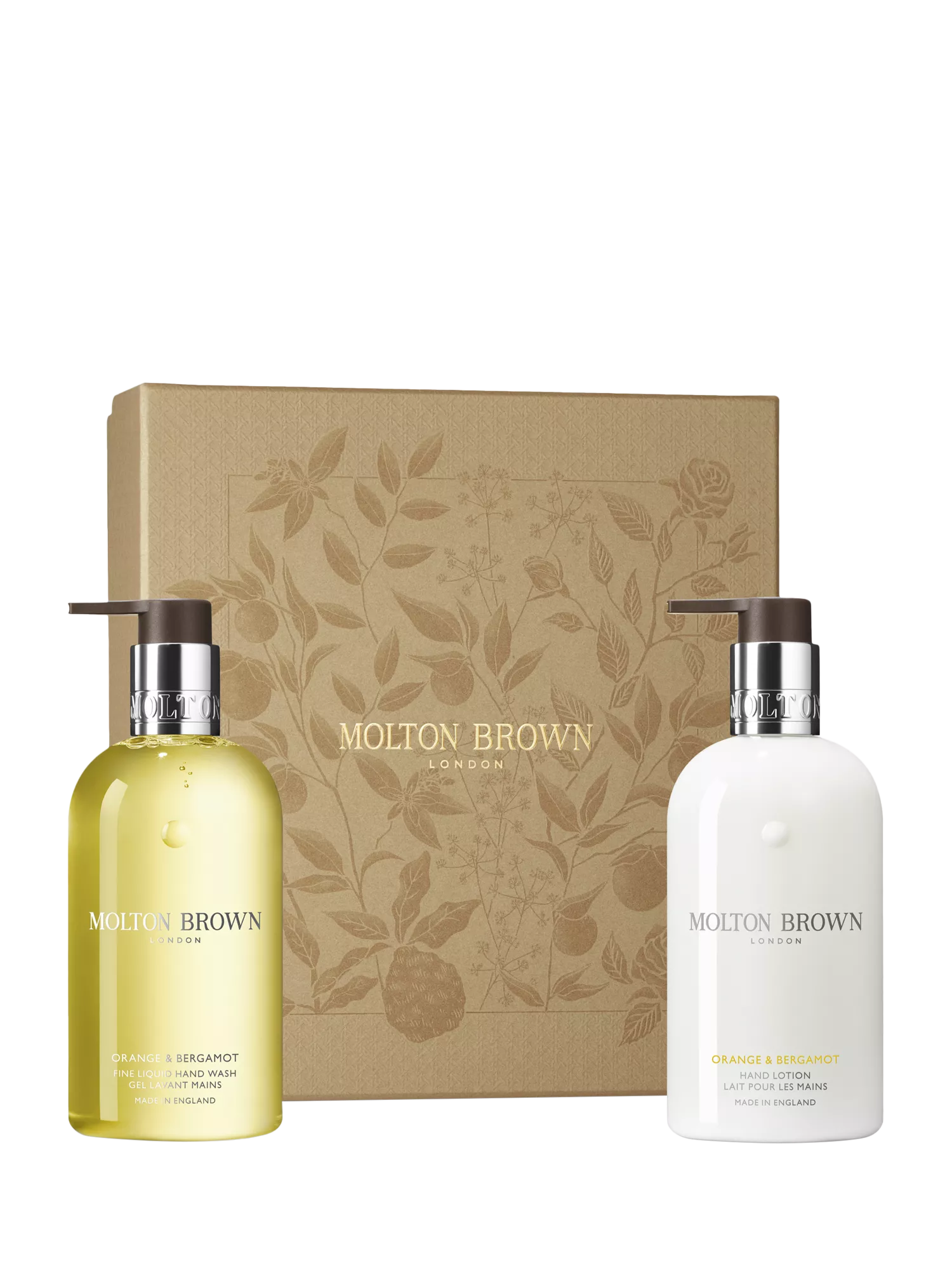 Molton Brown Orange & Bergamot hand care gift set 600ml (British brand)