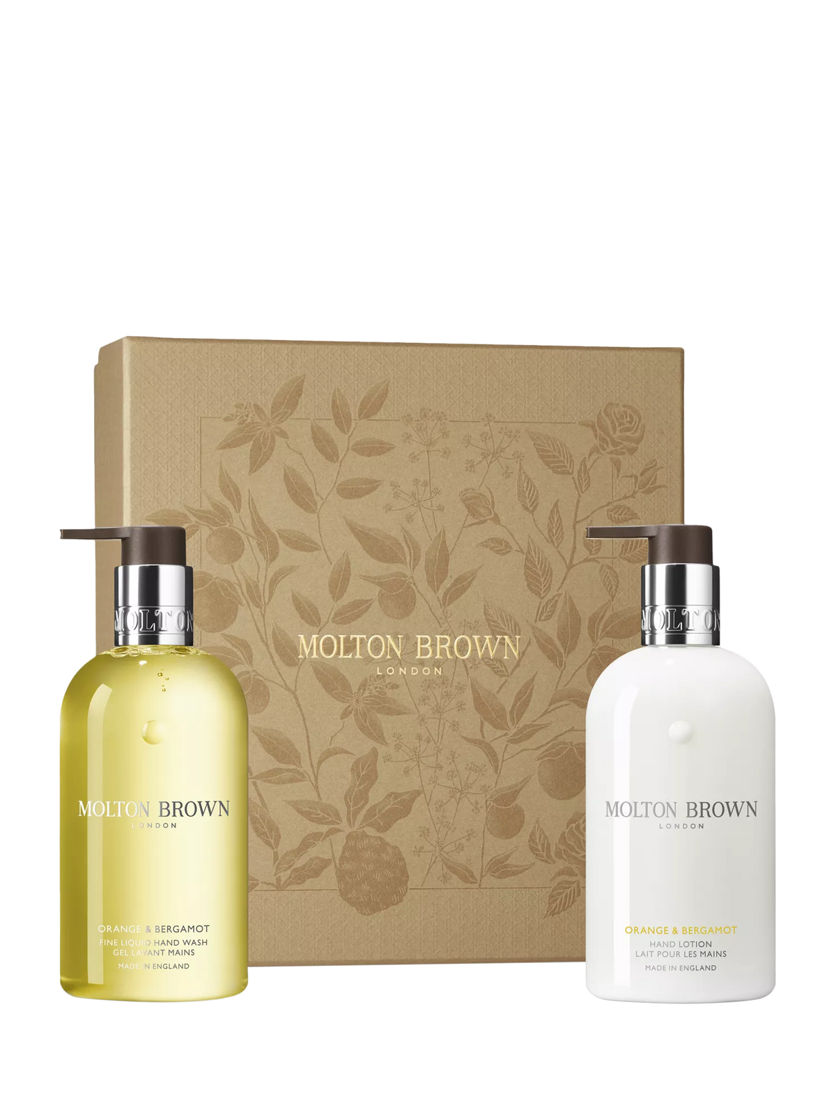 Molton Brown Orange & Bergamot hand care gift set 600ml (British brand)