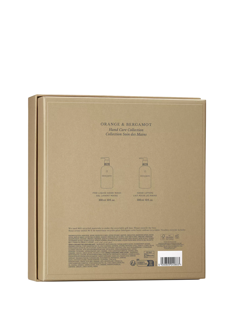 Molton Brown Orange & Bergamot hand care gift set 600ml (British brand)