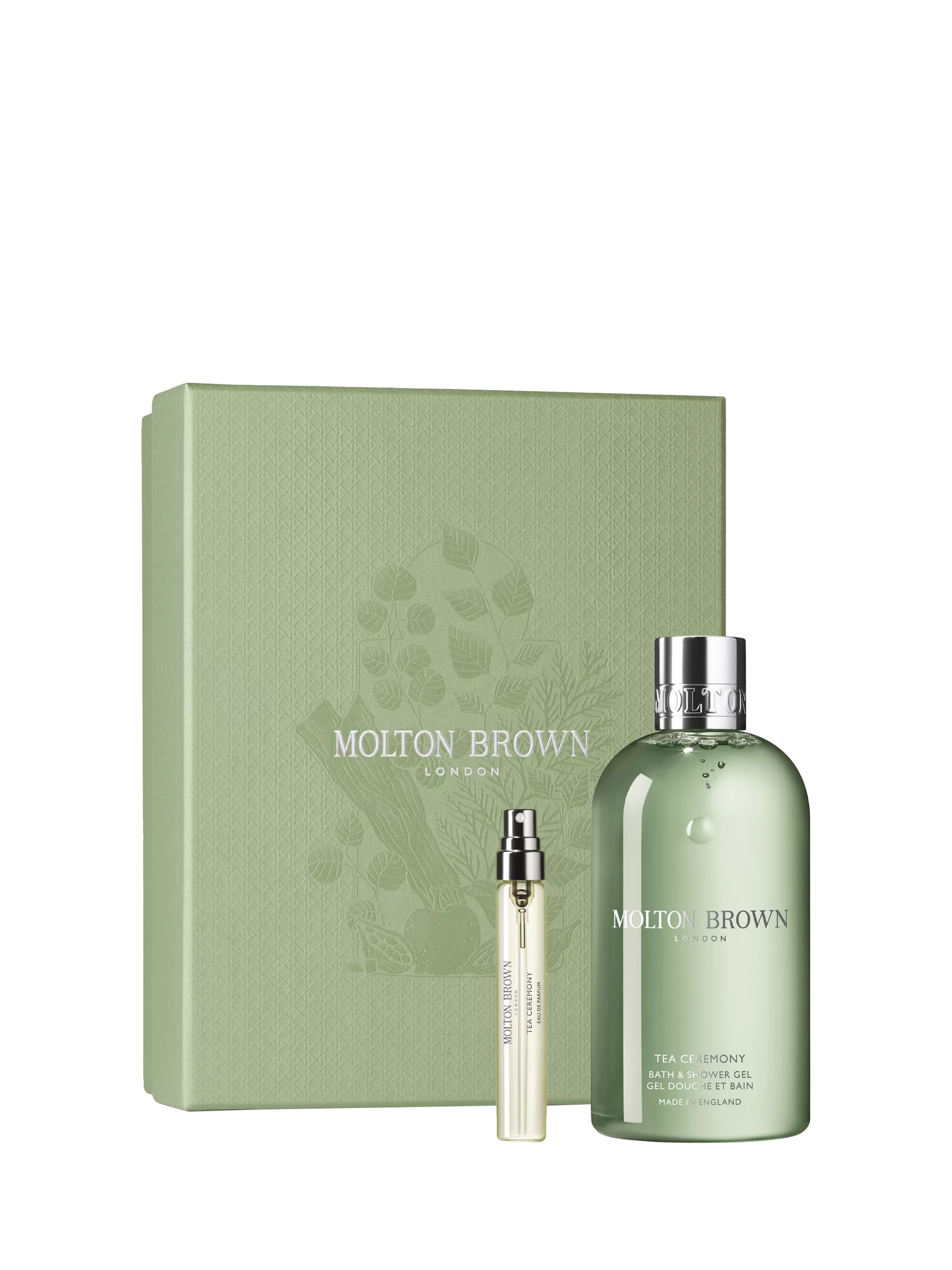 Molton Brown Tea Ceremony bodycare gift set, imported from the UK