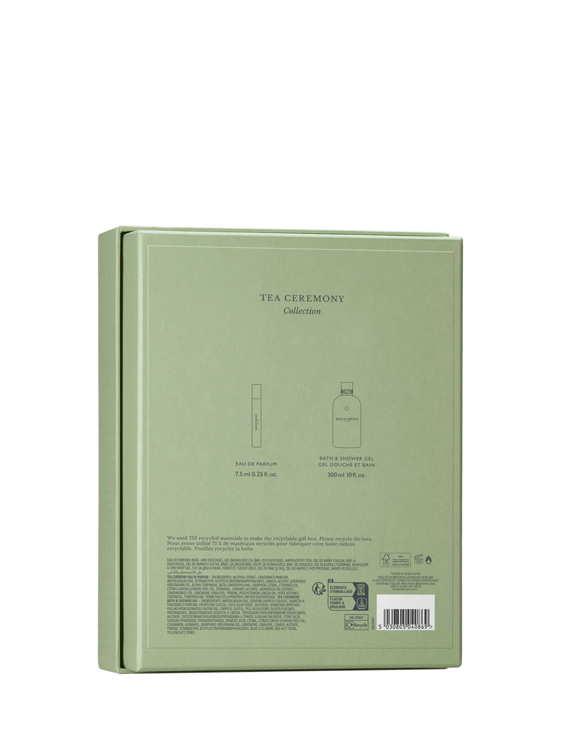 Molton Brown Tea Ceremony bodycare gift set, imported from the UK