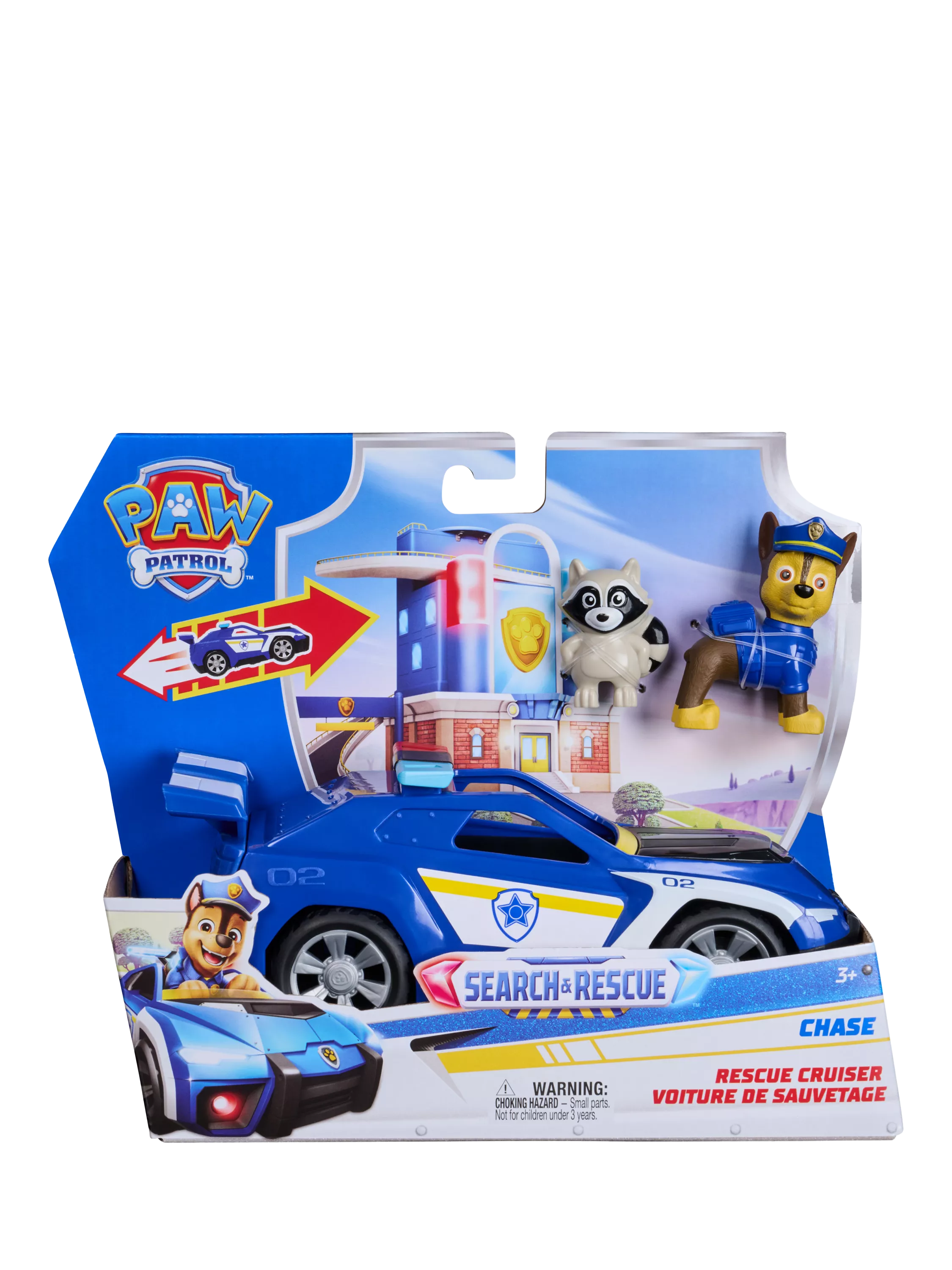 Paw Patrol Chase Rescue Cruiser toy car with figures (British brand)