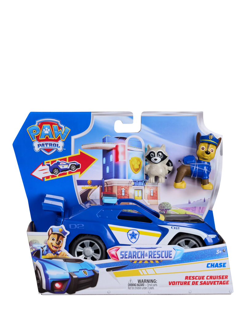 Paw Patrol Chase Rescue Cruiser toy car with figures (British brand)