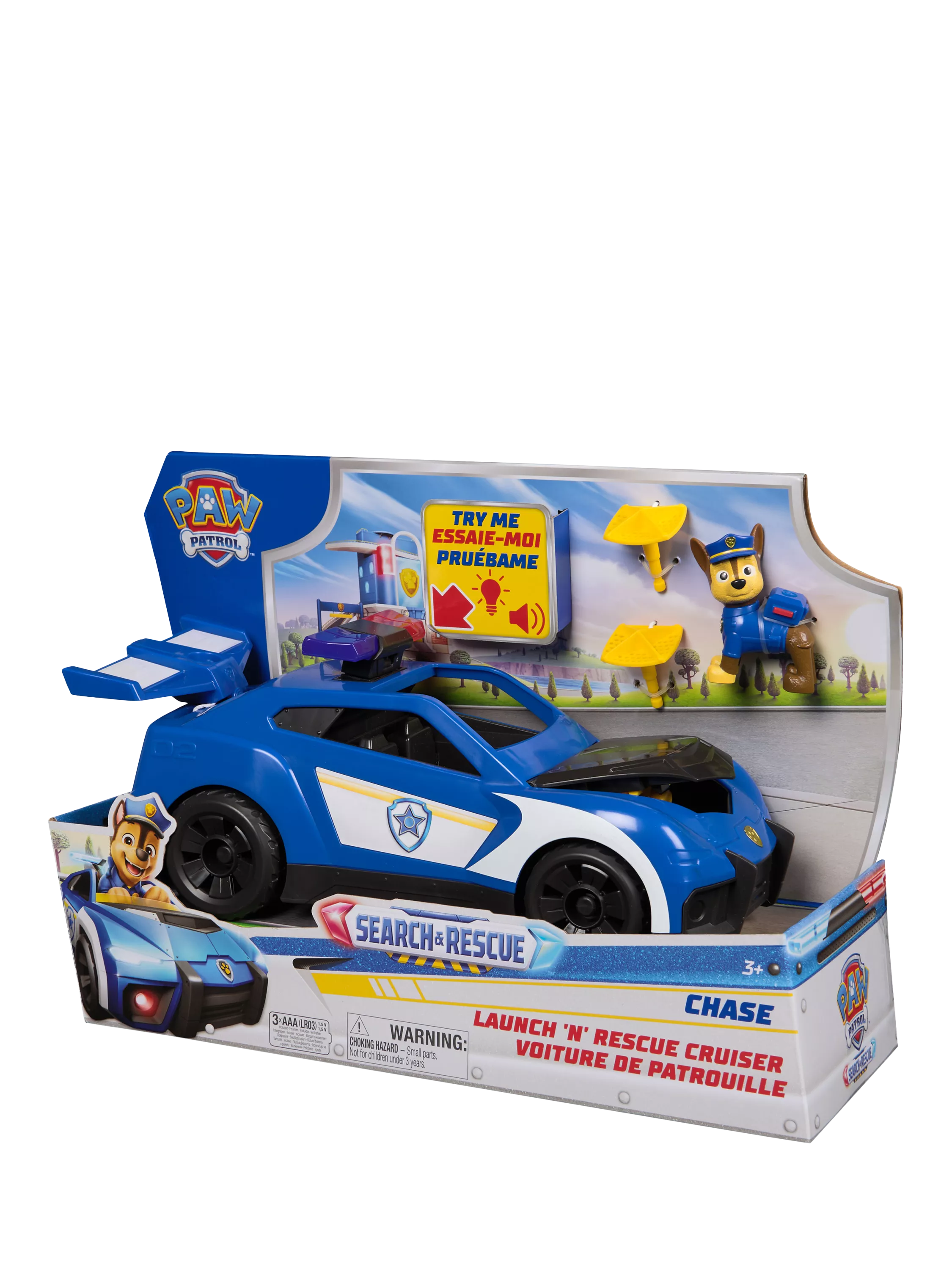 Paw Patrol Chase police car with net launcher 28cm (British brand)