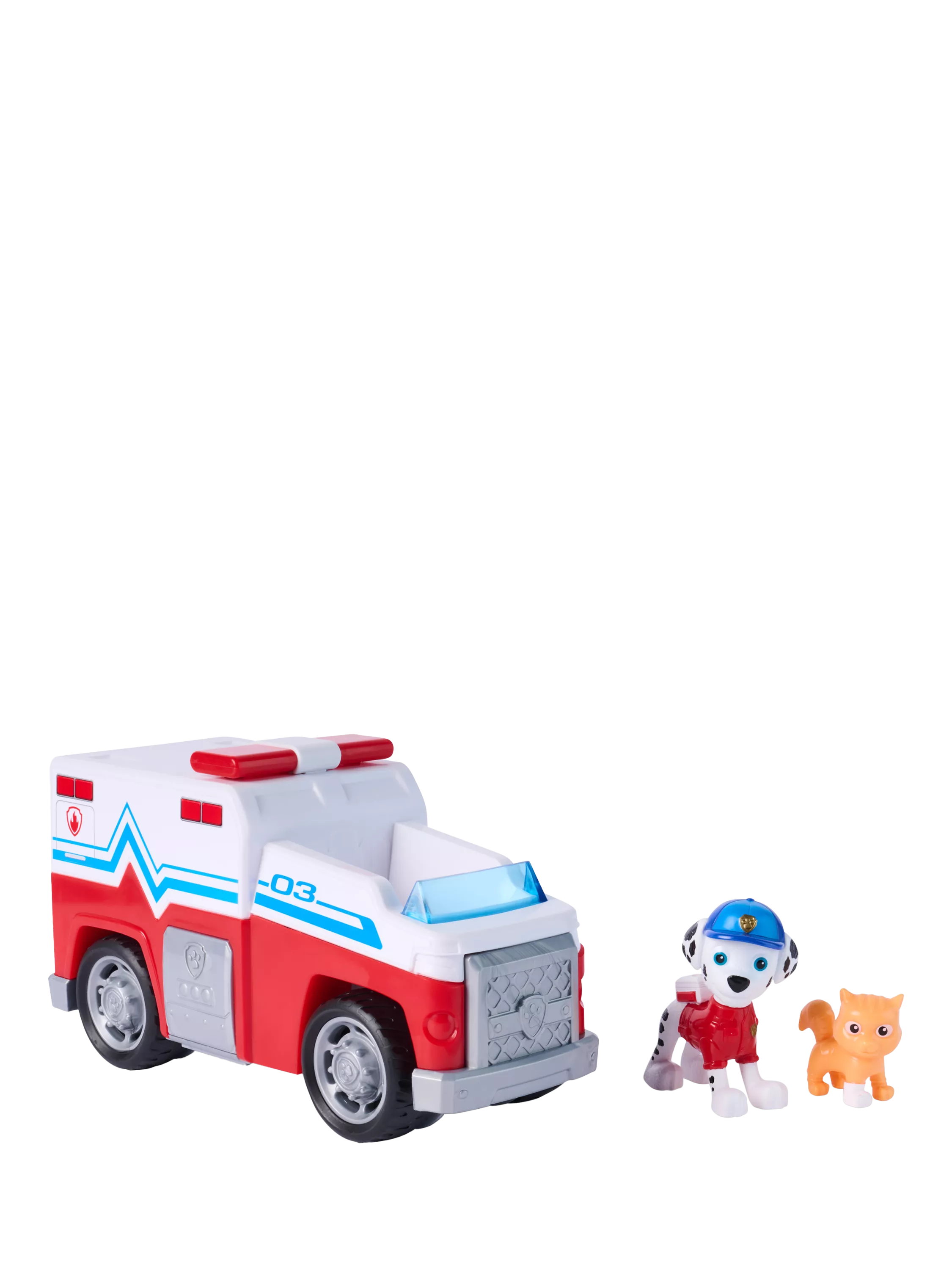 Paw Patrol Marshall Rescue Responder toy set and vehicle (British brand)