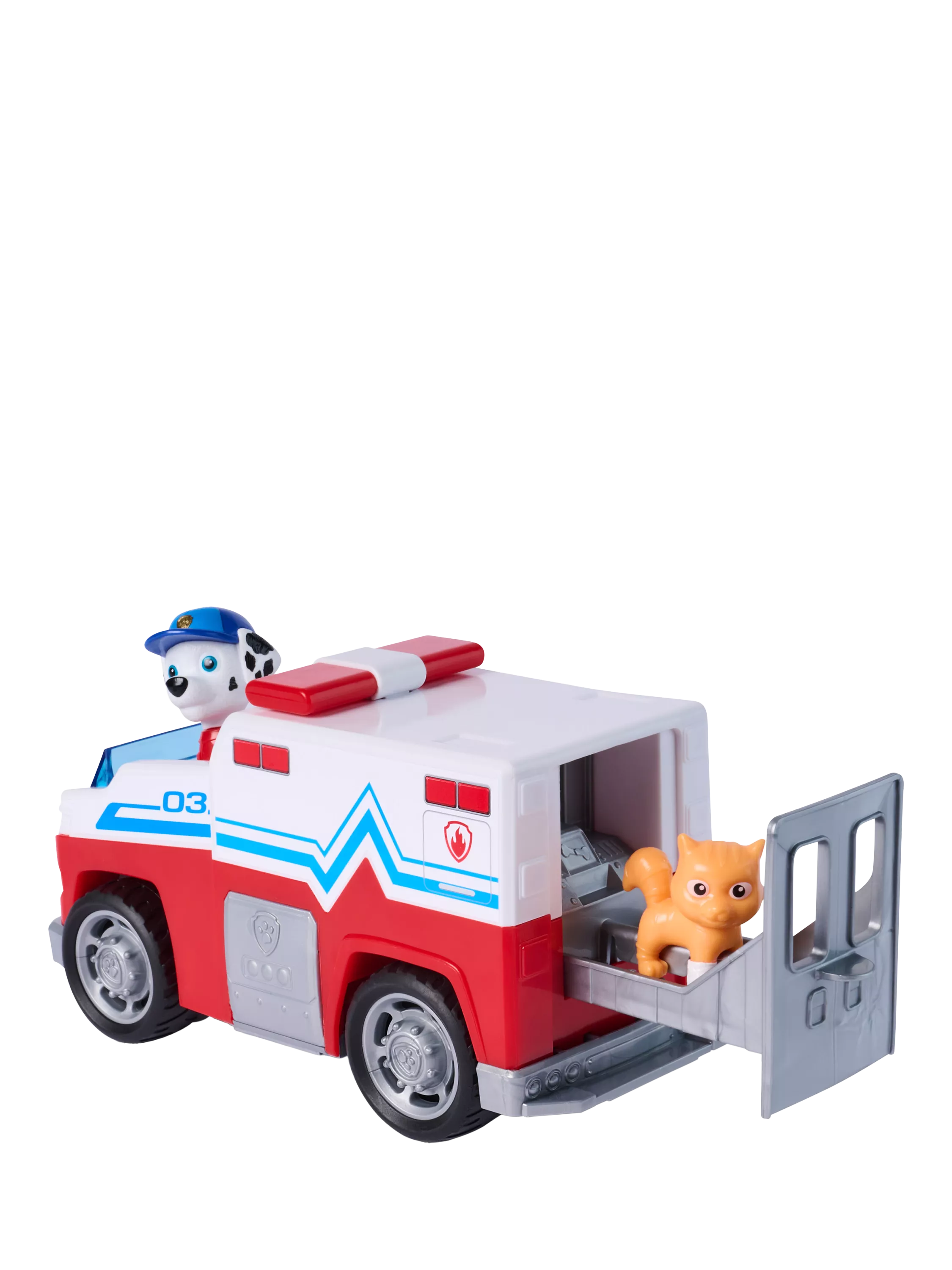 Paw Patrol Marshall Rescue Responder toy set and vehicle (British brand)