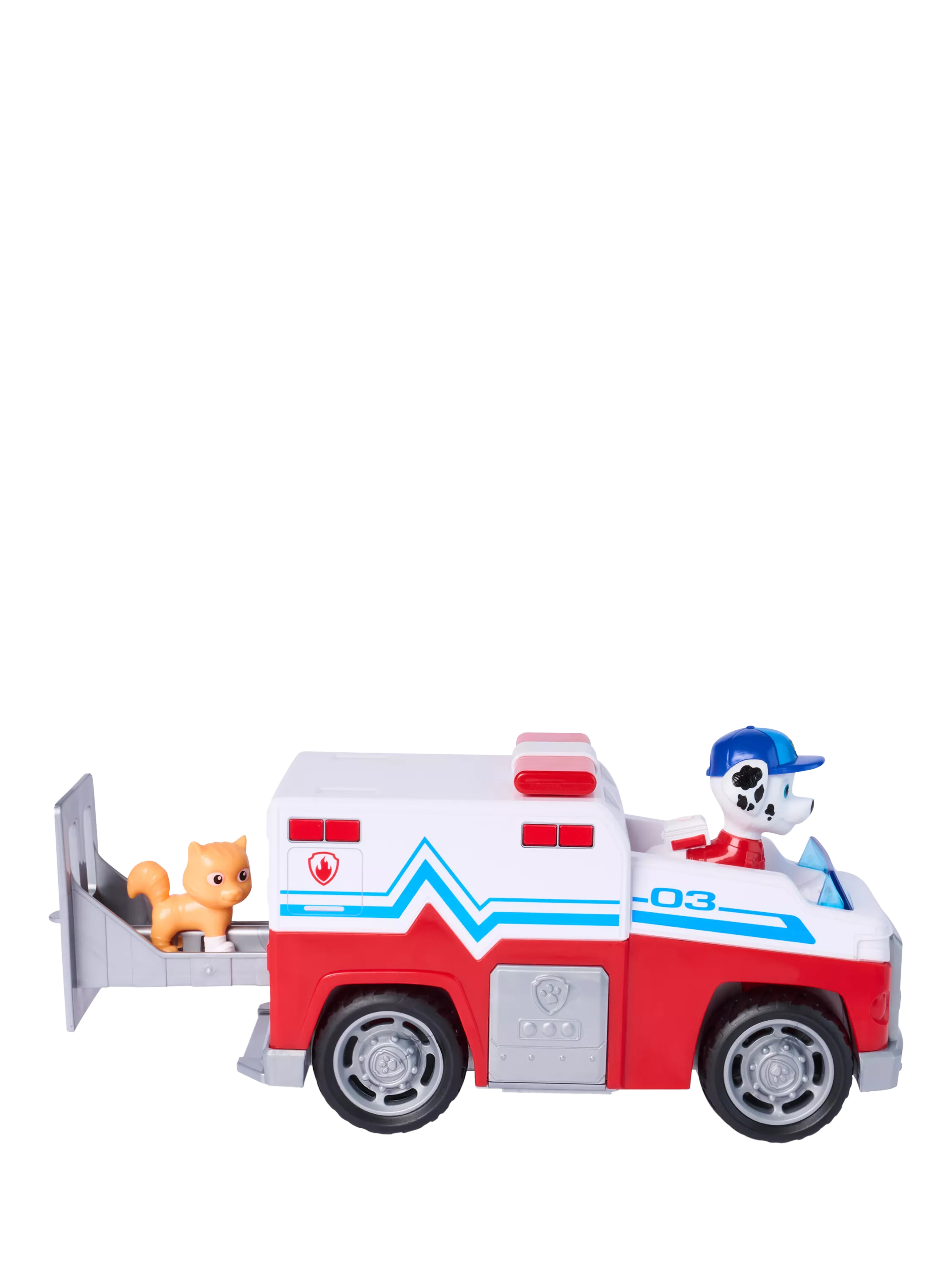 Paw Patrol Marshall Rescue Responder toy set and vehicle (British brand)