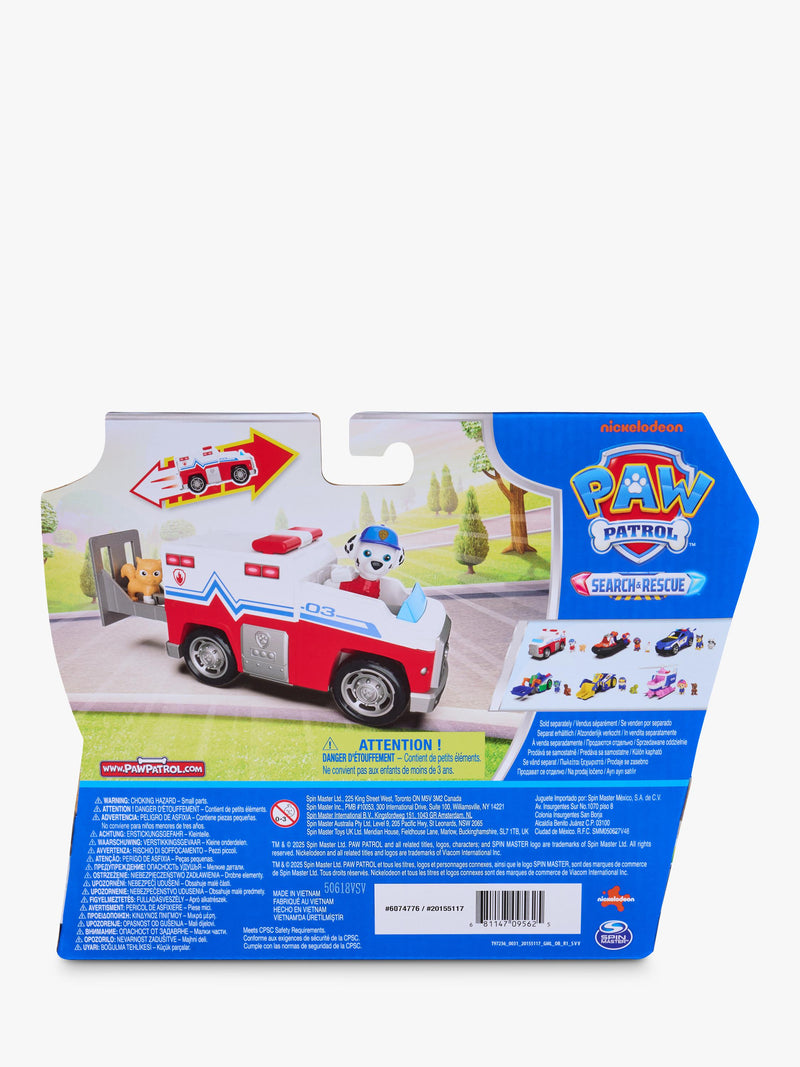Paw Patrol Marshall Rescue Responder toy set and vehicle (British brand)