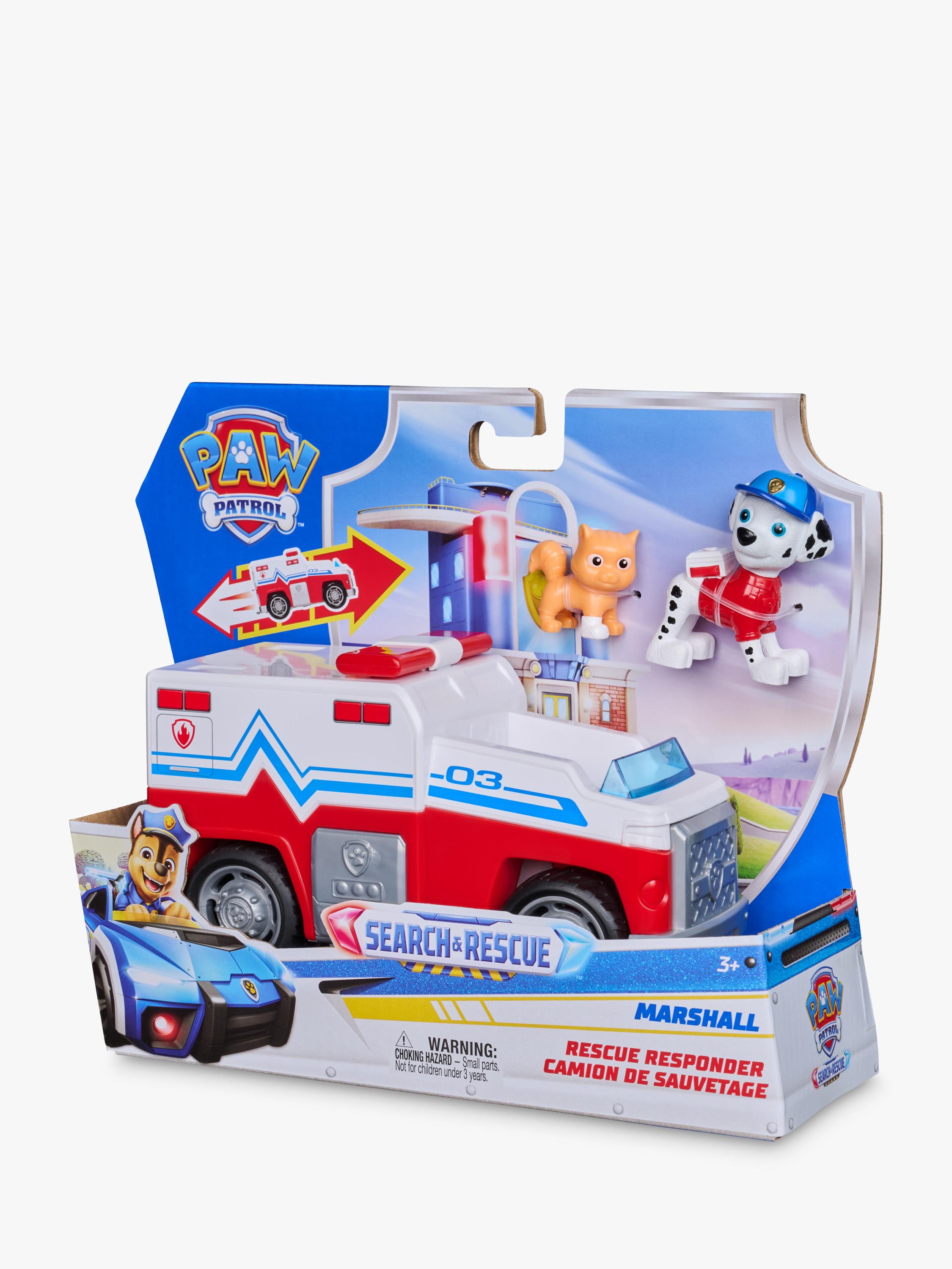 Paw Patrol Marshall Rescue Responder toy set and vehicle (British brand)