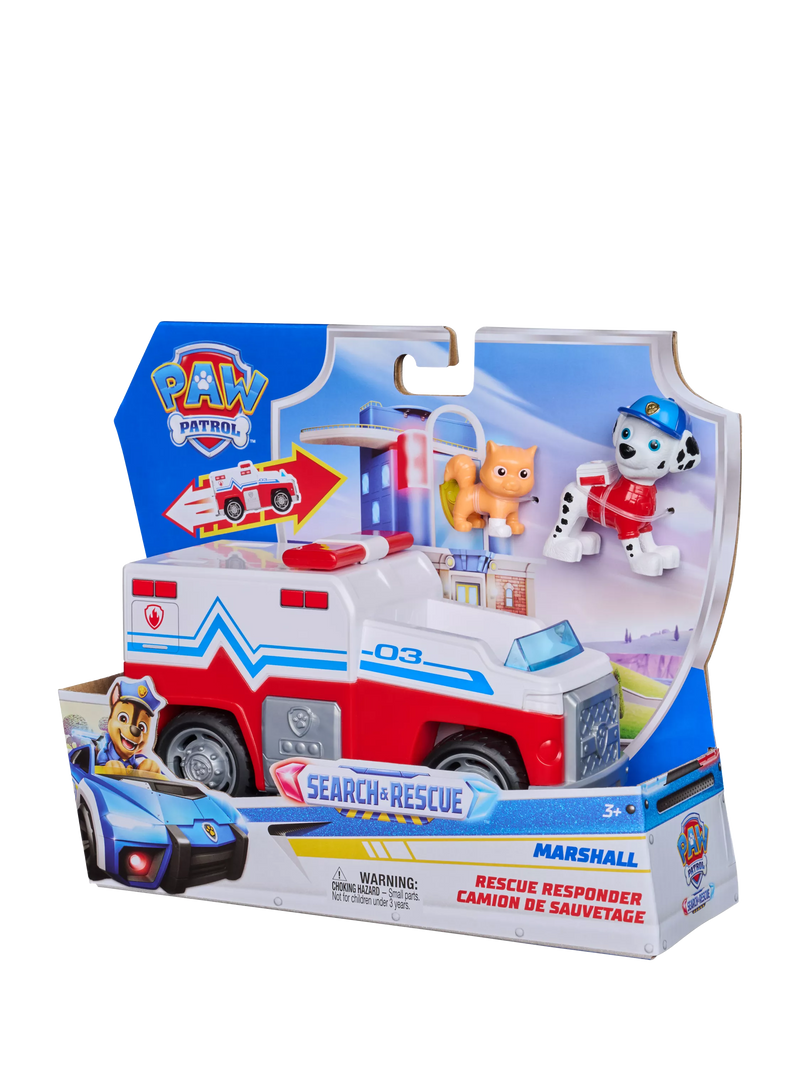 Paw Patrol Marshall Rescue Responder toy set and vehicle (British brand)