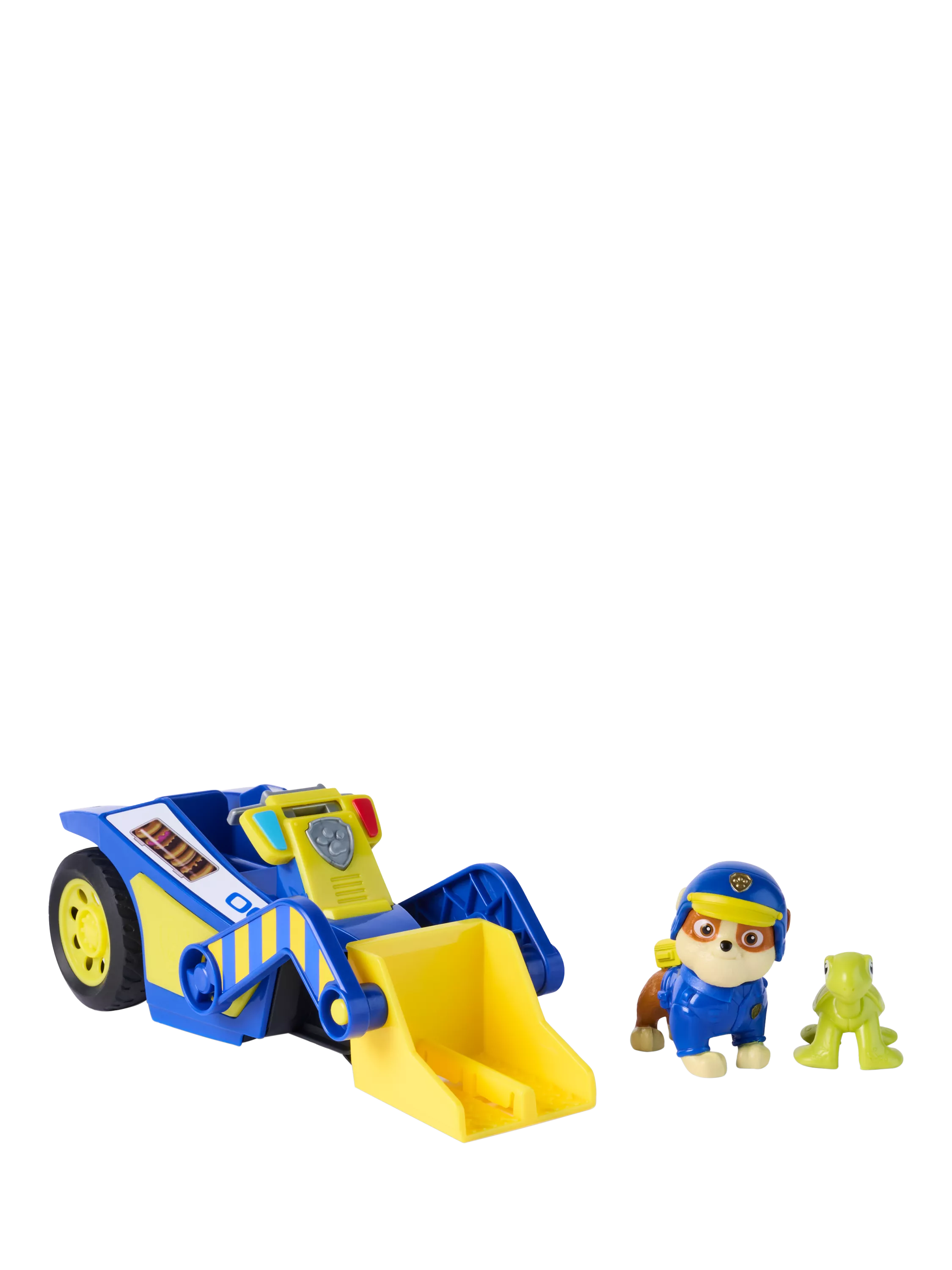 Paw Patrol Rubble Rescue Bulldozer toy vehicle with figure - British product
