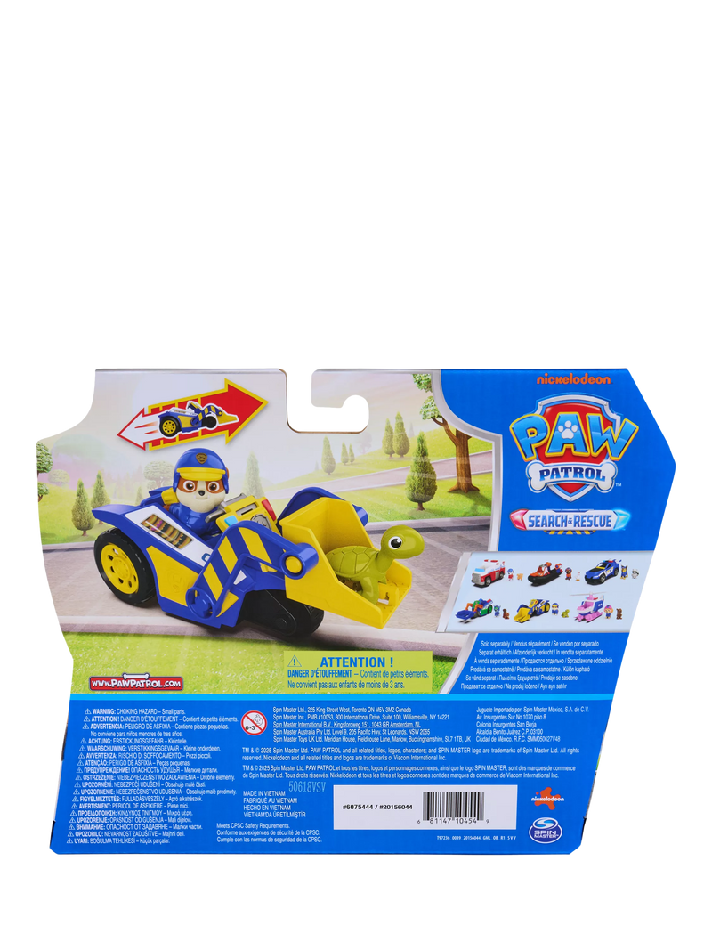 Paw Patrol Rubble Rescue Bulldozer toy vehicle with figure - British product
