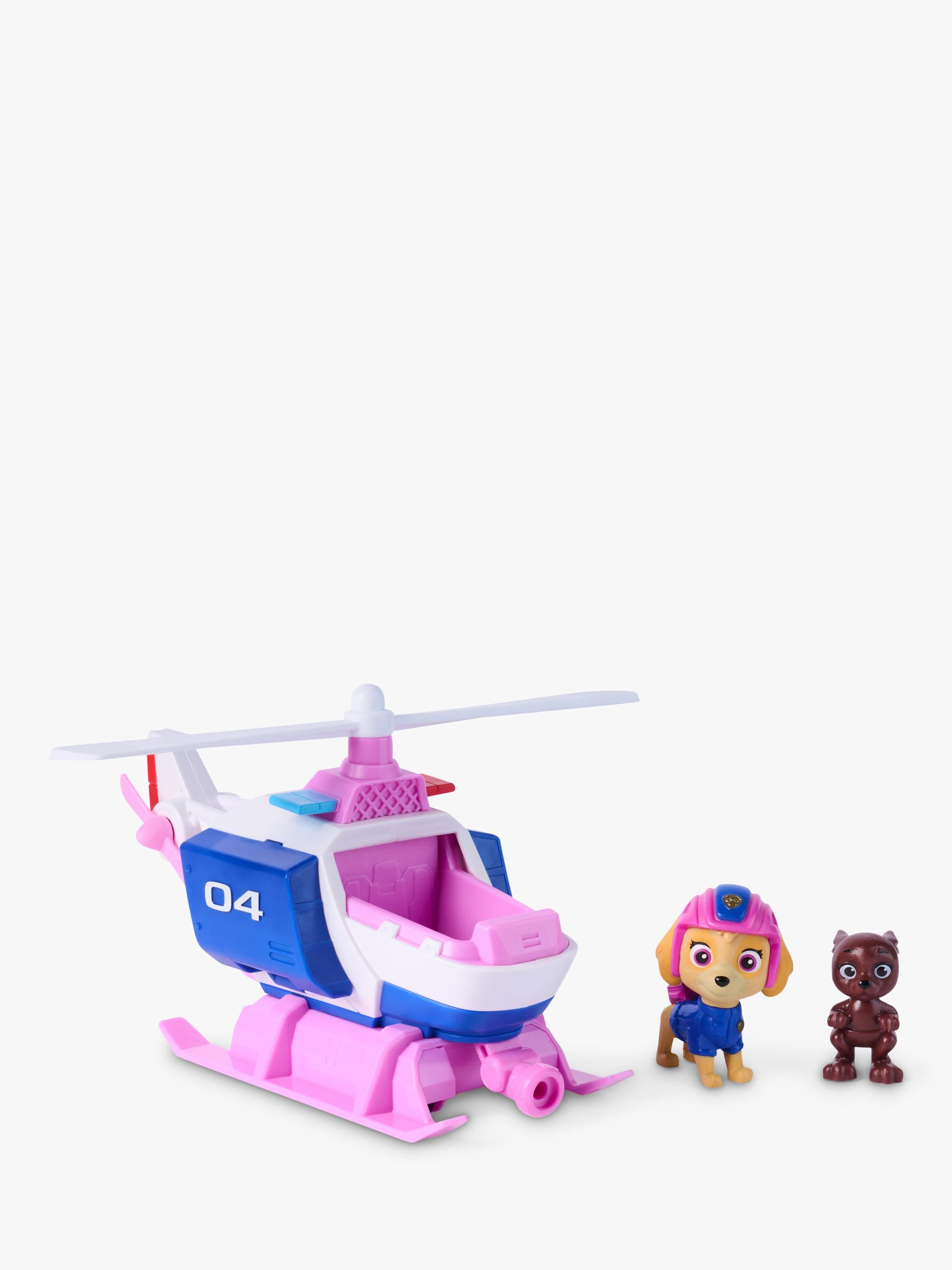 Paw Patrol Skye Rescue Helicopter toy with two figures, UK version