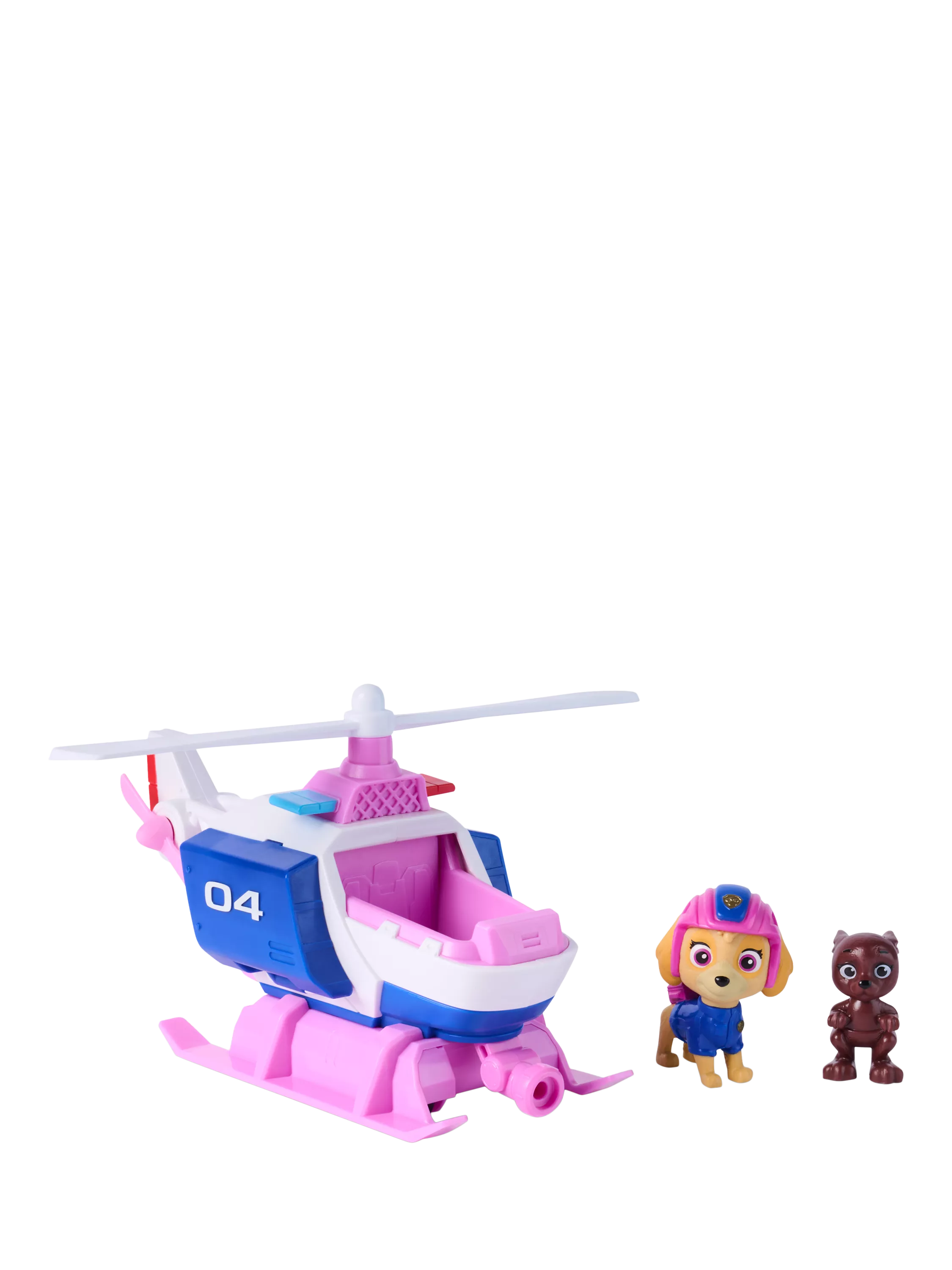 Paw Patrol Skye Rescue Helicopter toy with two figures, UK version