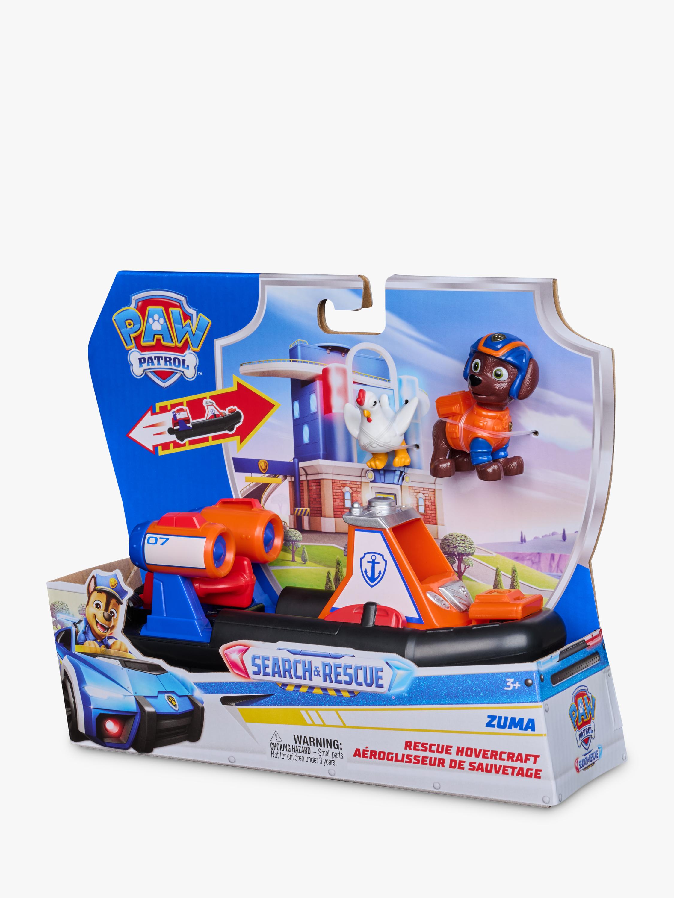 Paw Patrol Zuma Rescue Hovercraft 15cm toy vehicle, UK version