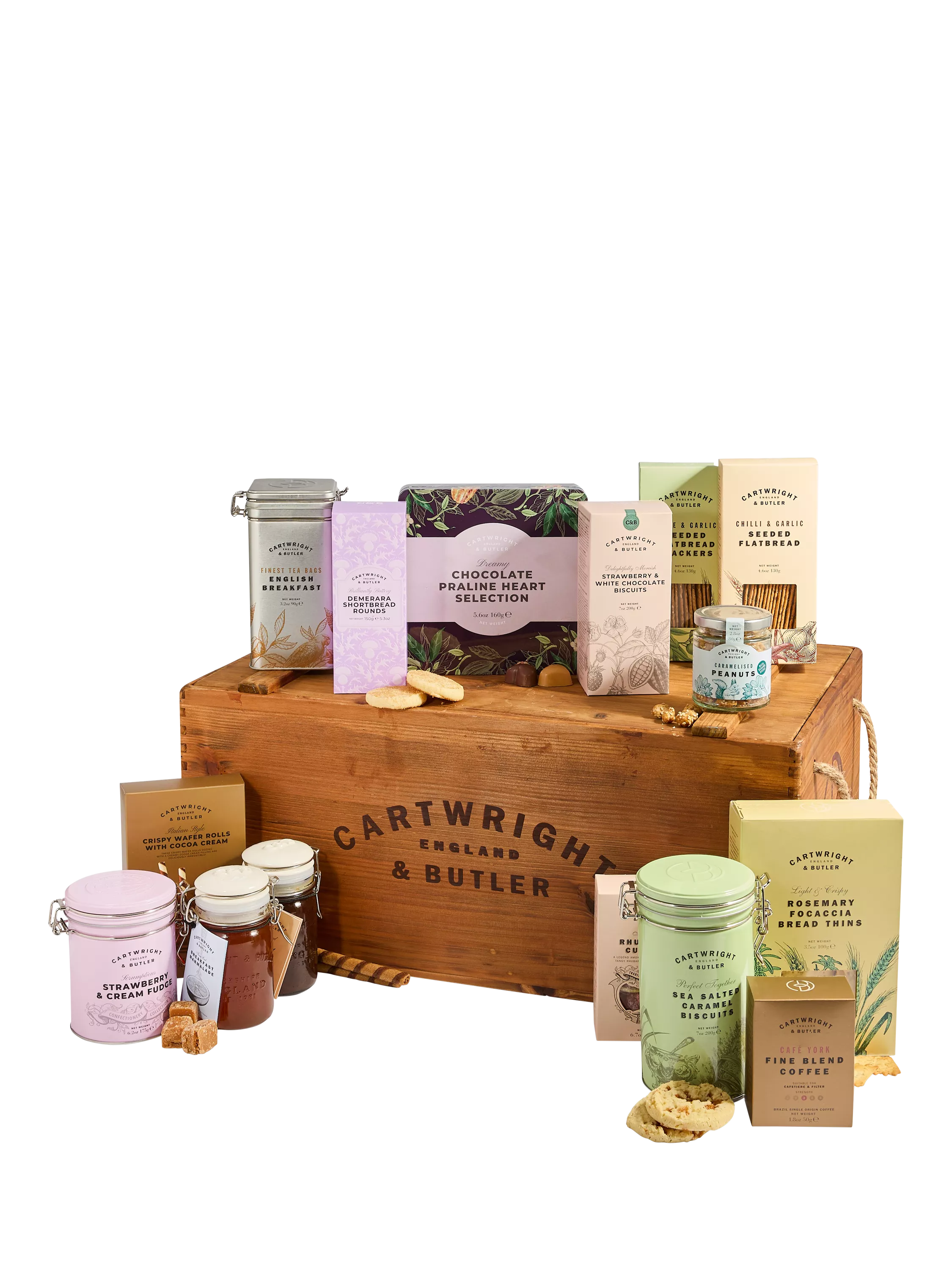 Cartwright & Butler Sweet & Savoury Gift Box 2.3kg, imported from the UK