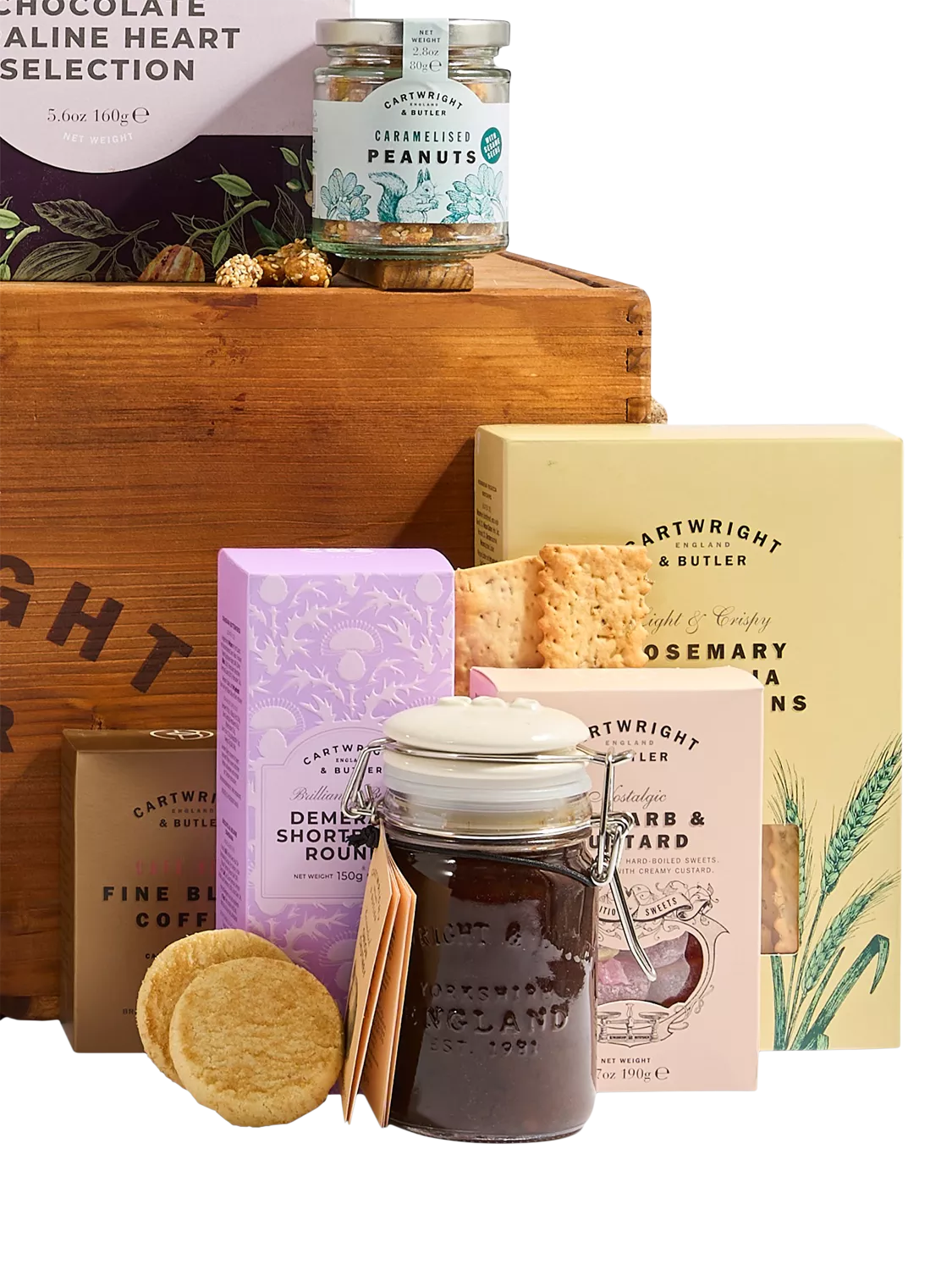 Cartwright & Butler Sweet & Savoury Gift Box 2.3kg, imported from the UK