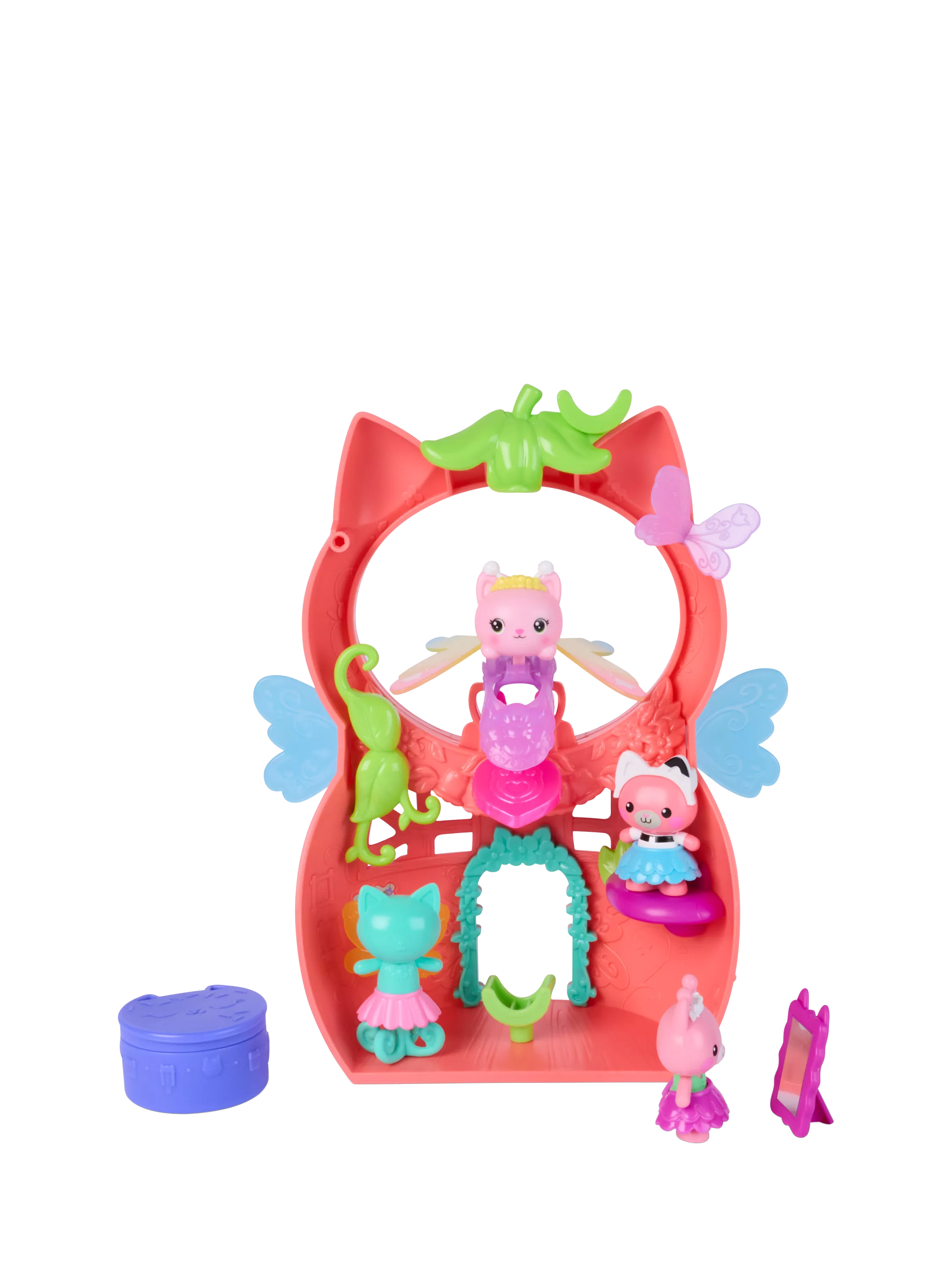 Gabby's Dollhouse Kitty Fairy Flutter-riffic playset 20.3cm, imported from the UK