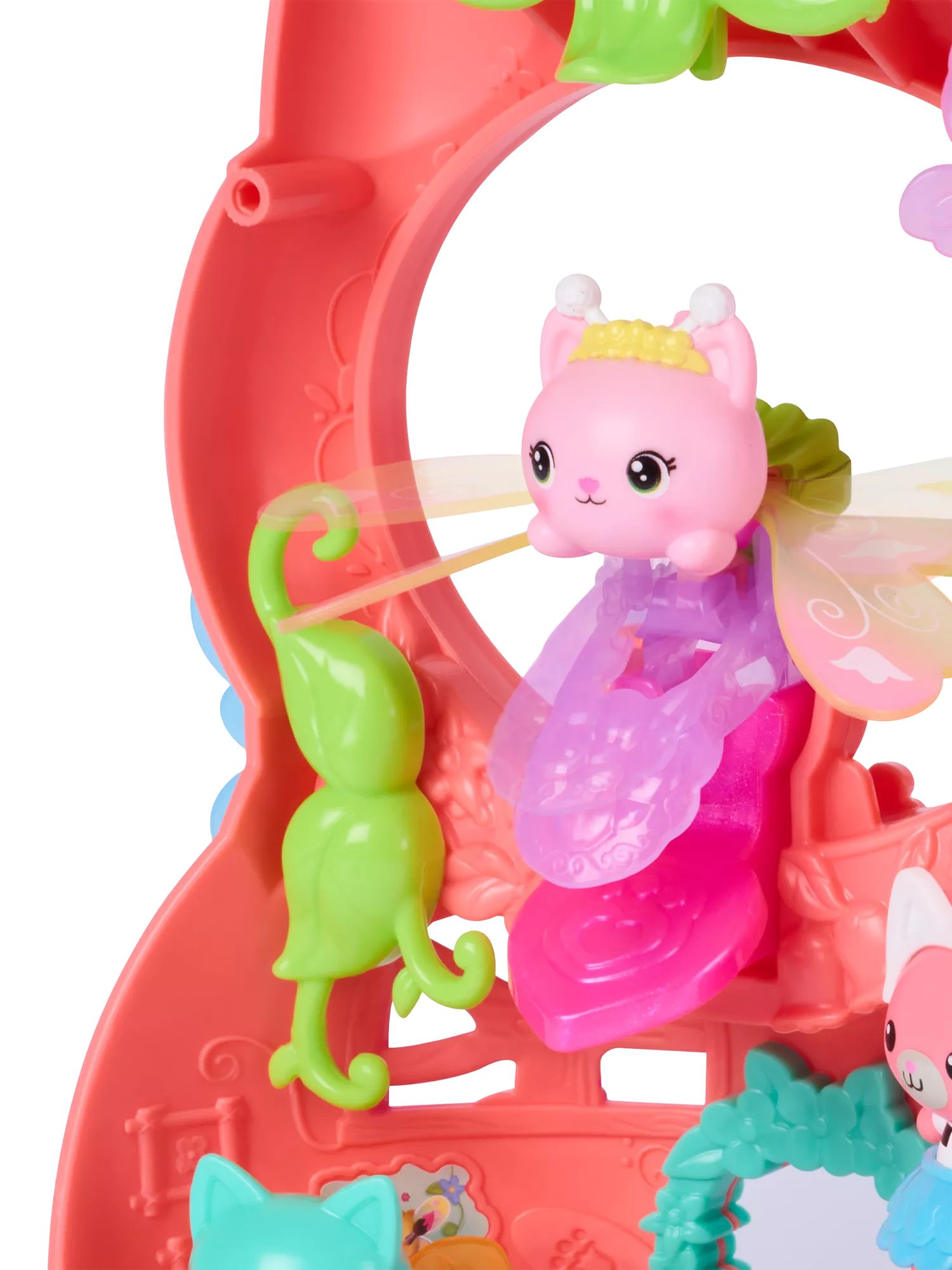 Gabby's Dollhouse Kitty Fairy Flutter-riffic playset 20.3cm, imported from the UK