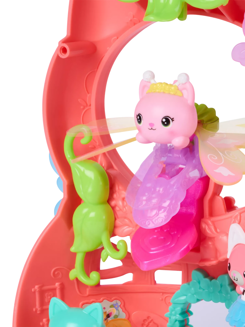 Gabby's Dollhouse Kitty Fairy Flutter-riffic playset 20.3cm, imported from the UK