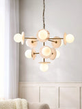 John Lewis Novarro opal globe pendant light antique brass - British product