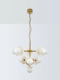 John Lewis Novarro opal globe pendant light antique brass - British product