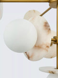 John Lewis Novarro opal globe pendant light antique brass - British product