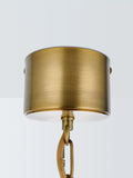 John Lewis Novarro opal globe pendant light antique brass - British product