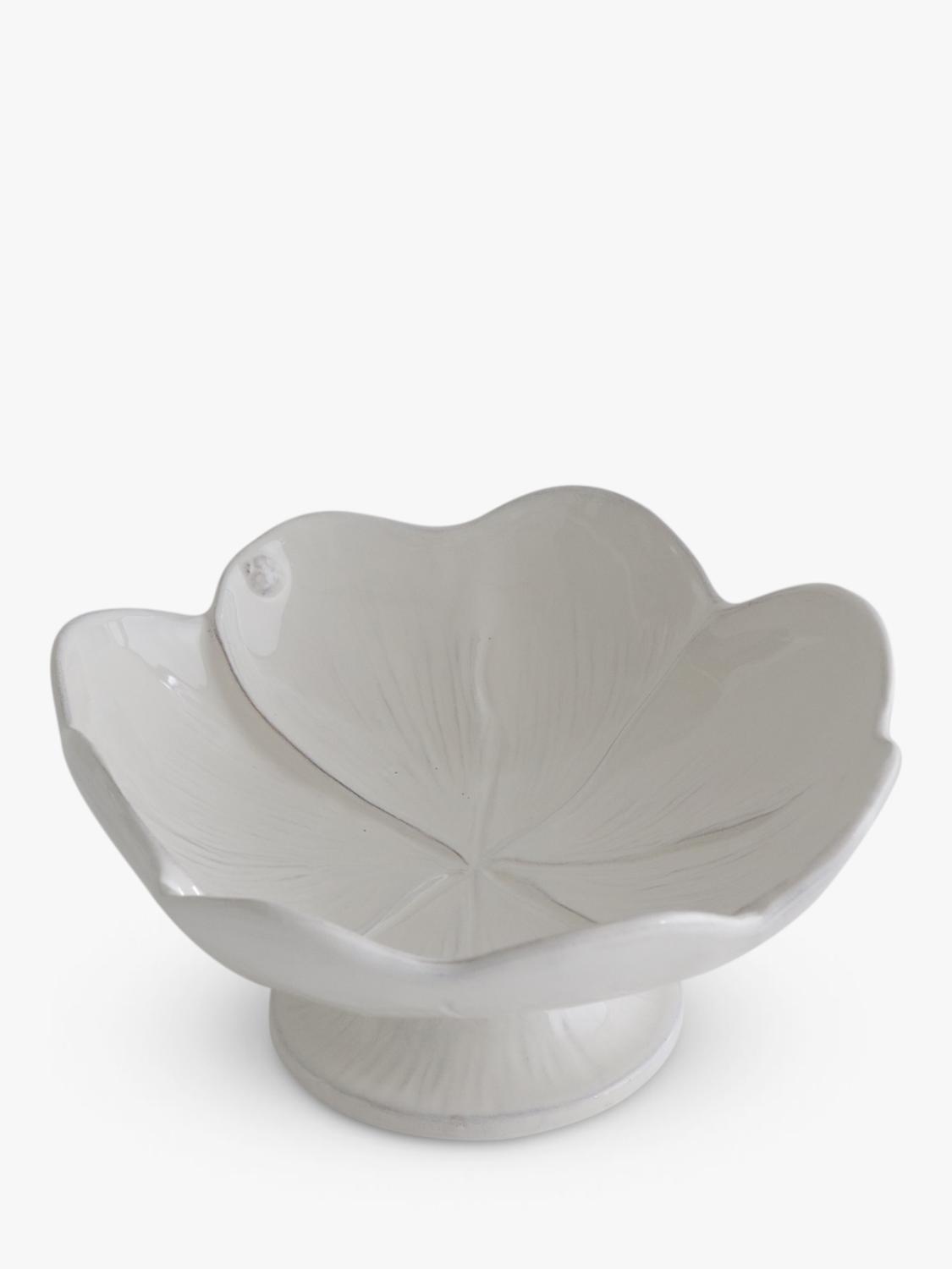 Virginia Casa clover footed serving bowl 34cm white, imported from the UK