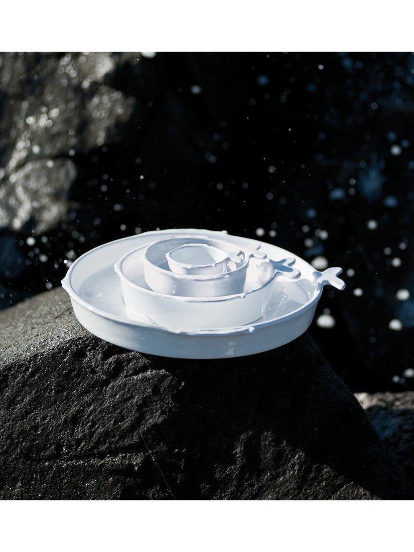 Virginia Casa Marina earthenware salad bowl 28cm white, UK version