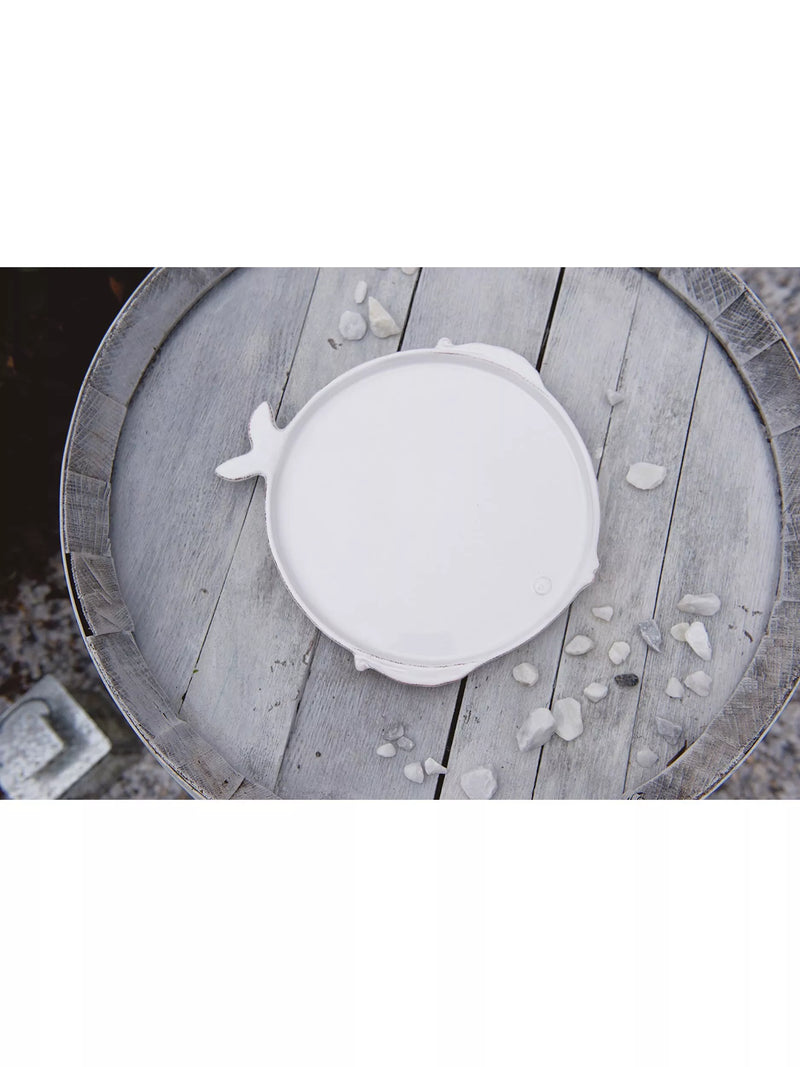 Virginia Casa Marina fish-shaped earthenware salad plate 21cm - British product
